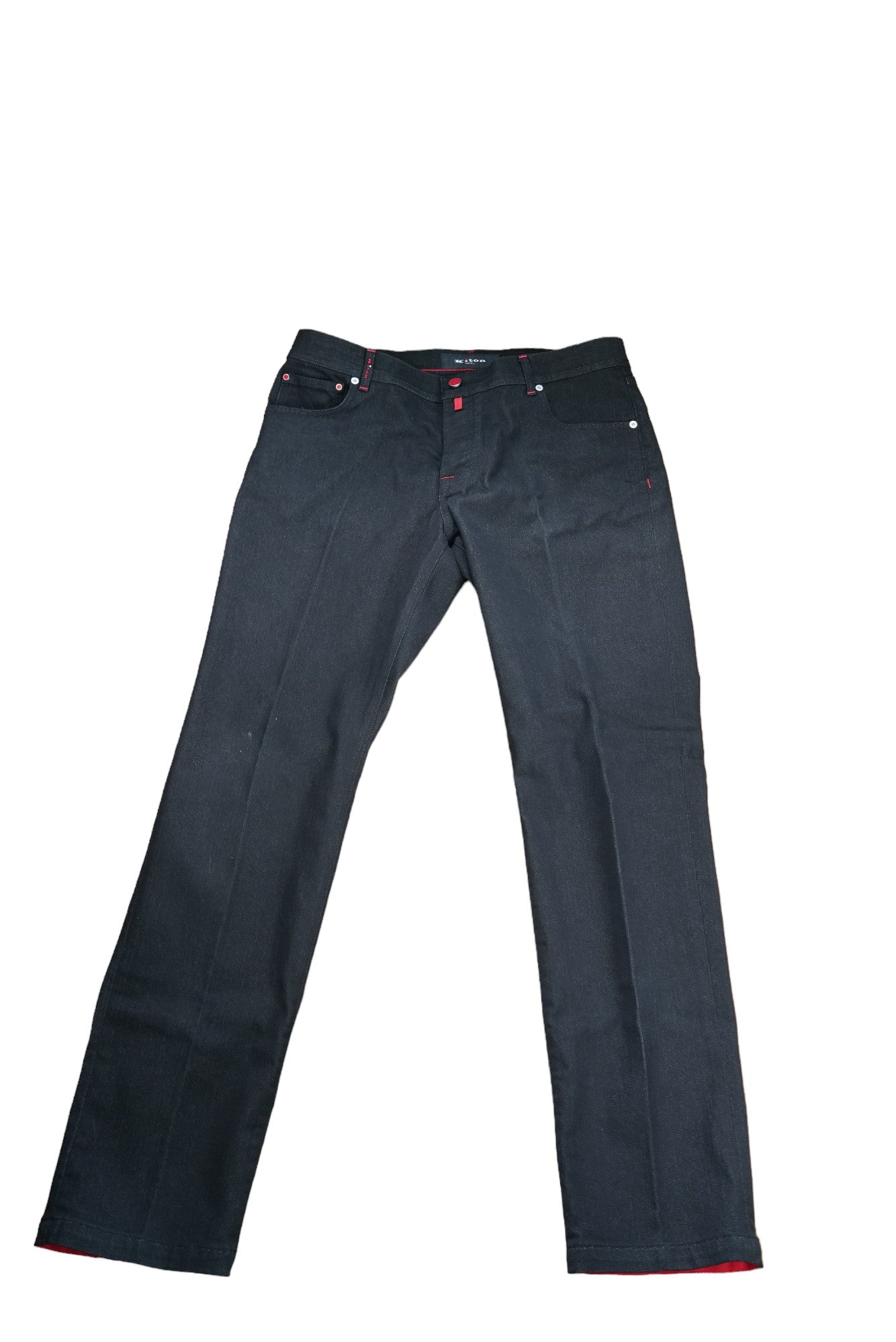 Kiton Jeans black Japan Kurabo Denim