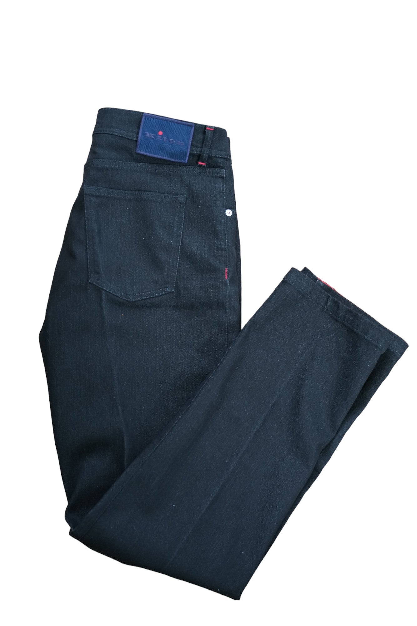 Kiton Jeans black Japan Kurabo Denim