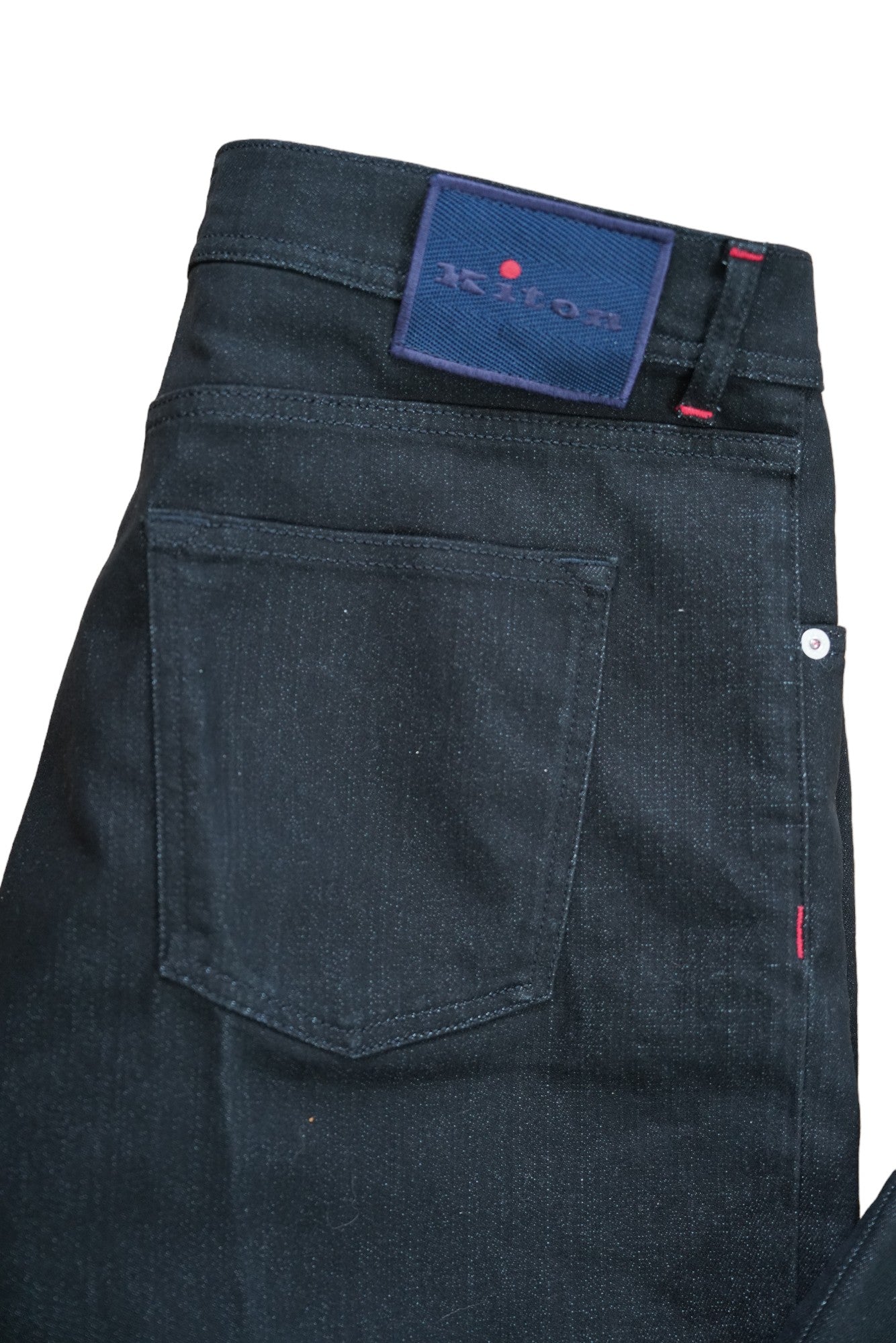 Kiton Jeans black Japan Kurabo Denim