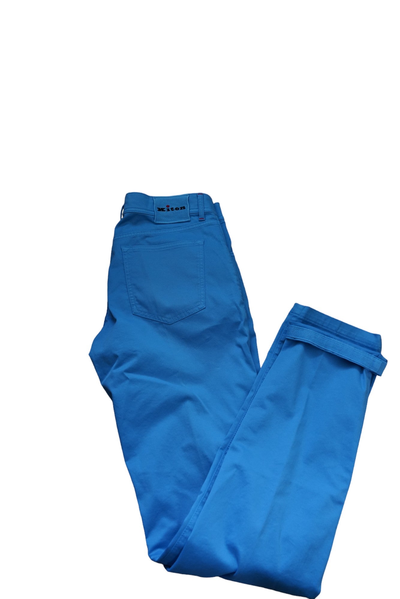 Kiton pantalon chino bleu 50 (34) été nouveau