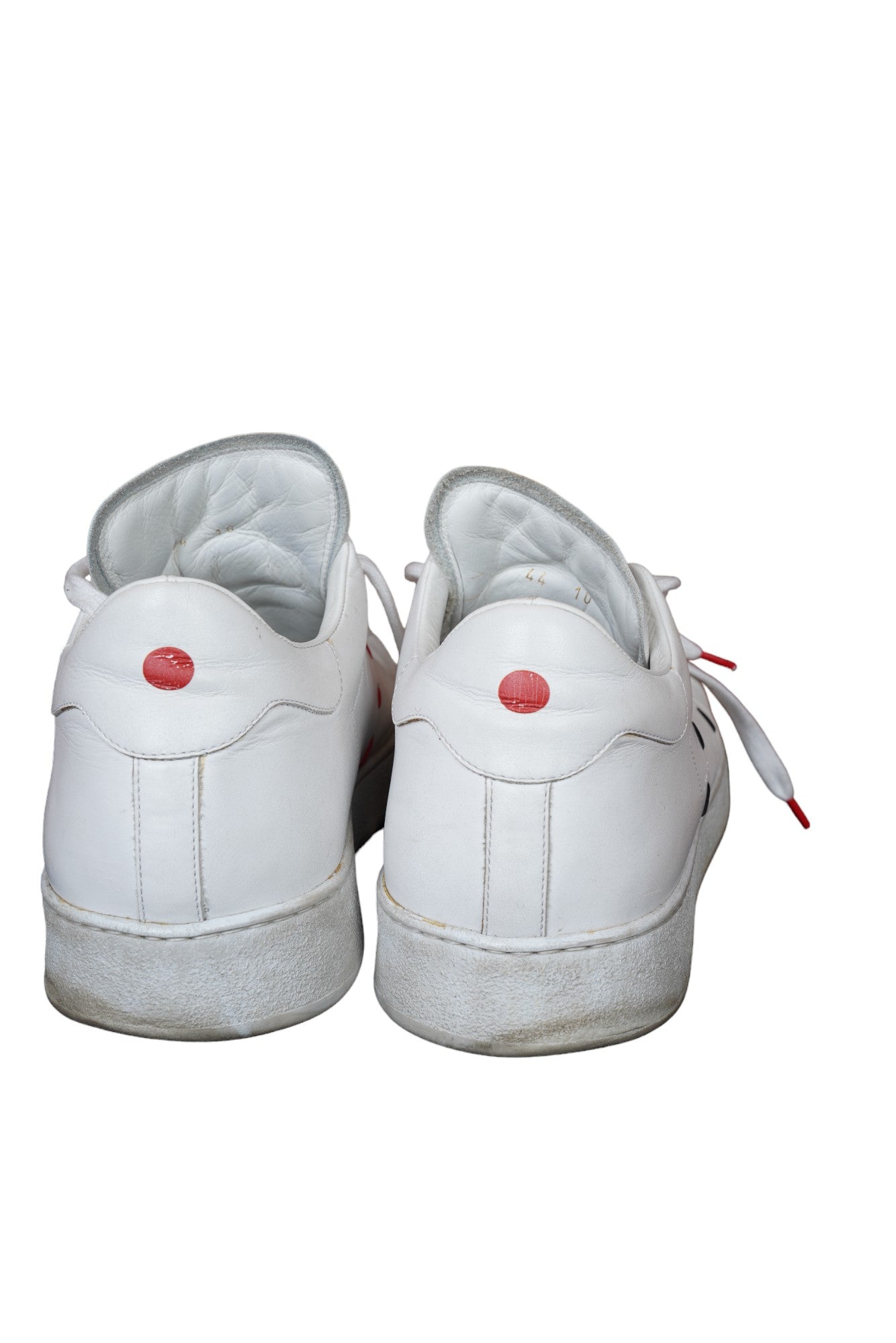 Kiton Sneaker cuir blanc 44 UK 10 peu porté Article n°:12387