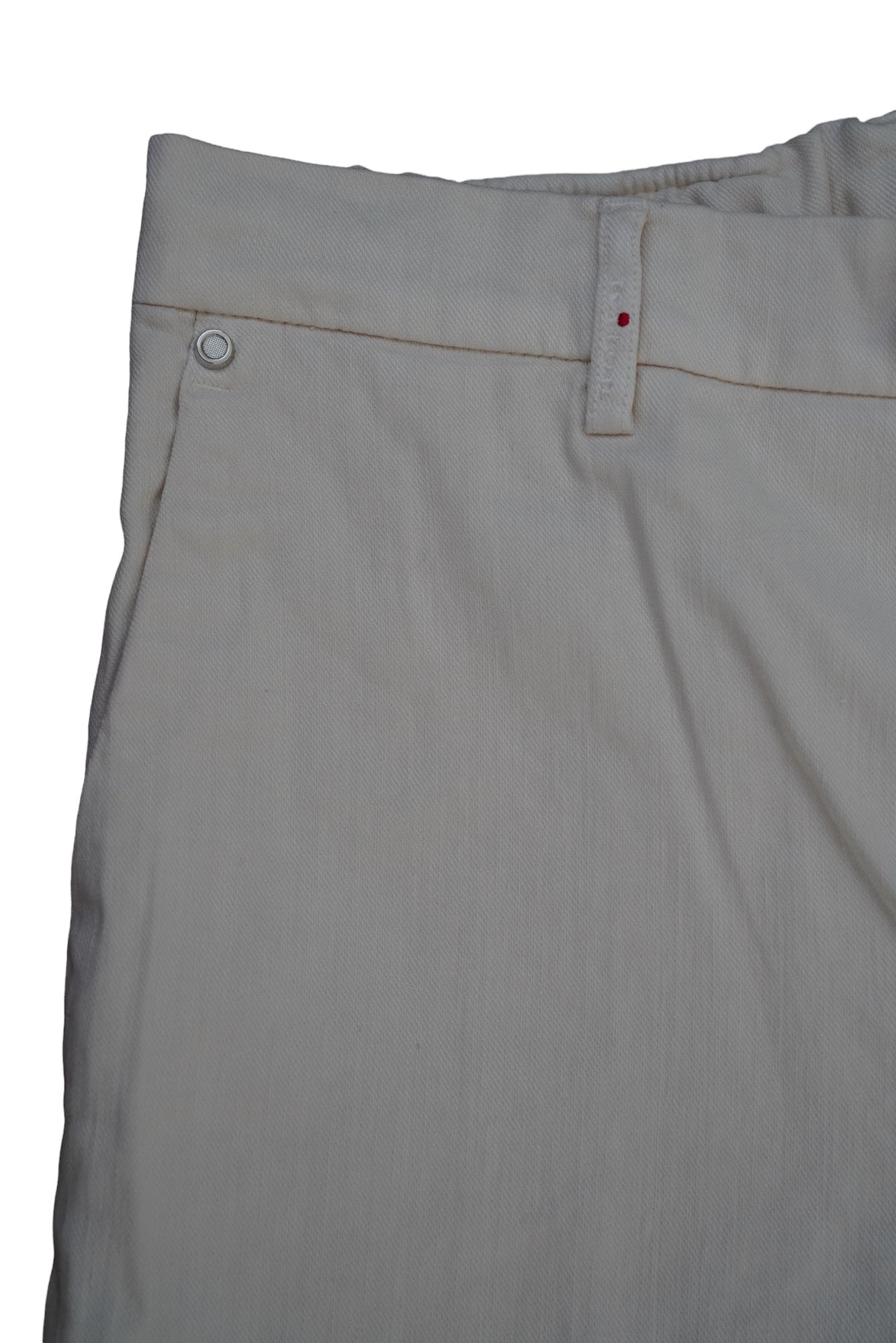 Kiton pantalon en lin avec du coton été beige clair