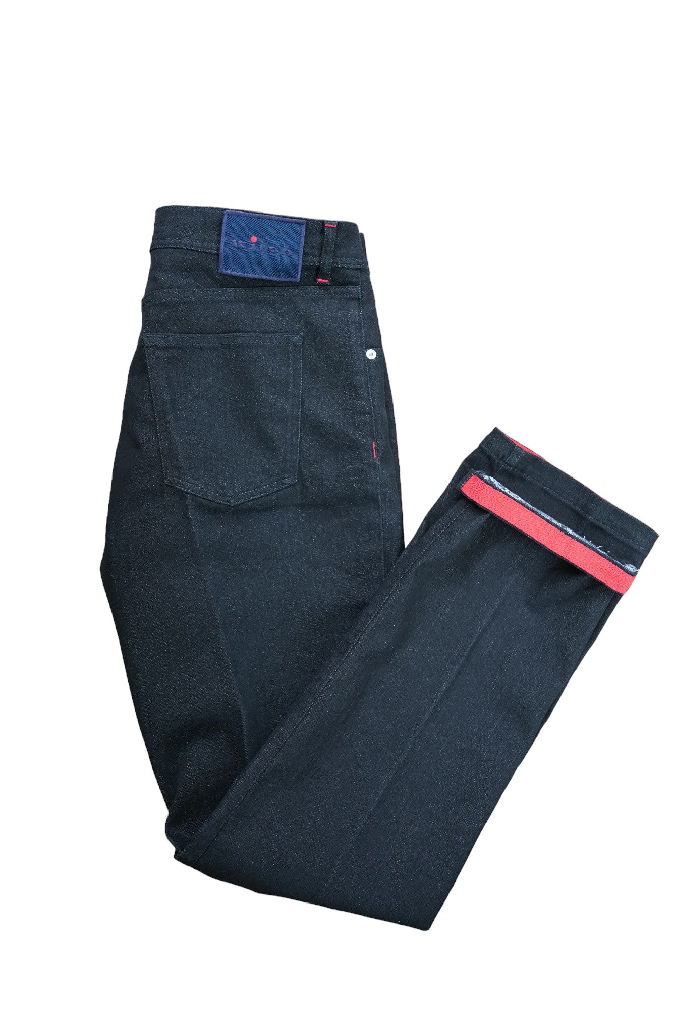 Kiton Jeans black Japan Kurabo Denim