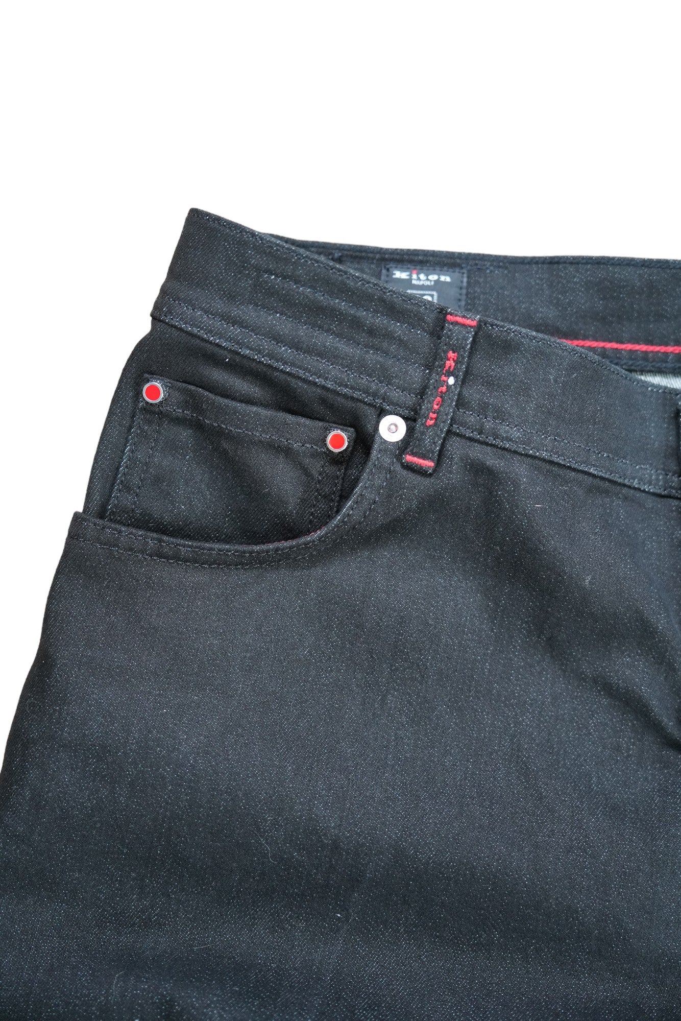 Kiton Jeans black Japan Kurabo Denim