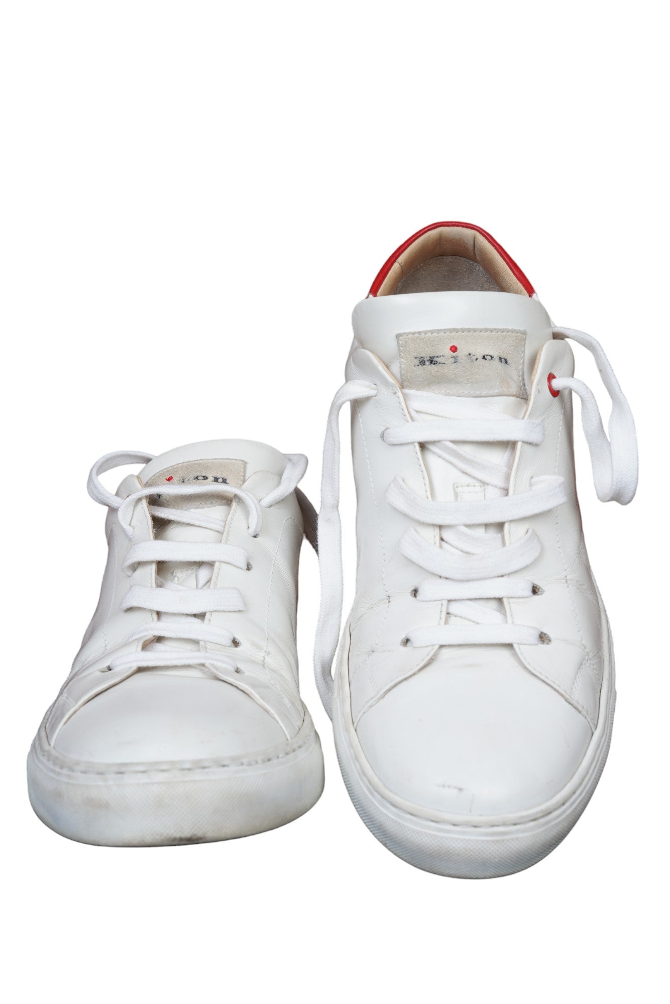 Kiton Sneaker Leder weiß 44 UK 10 wenig getragen Artikel Nr.:12388