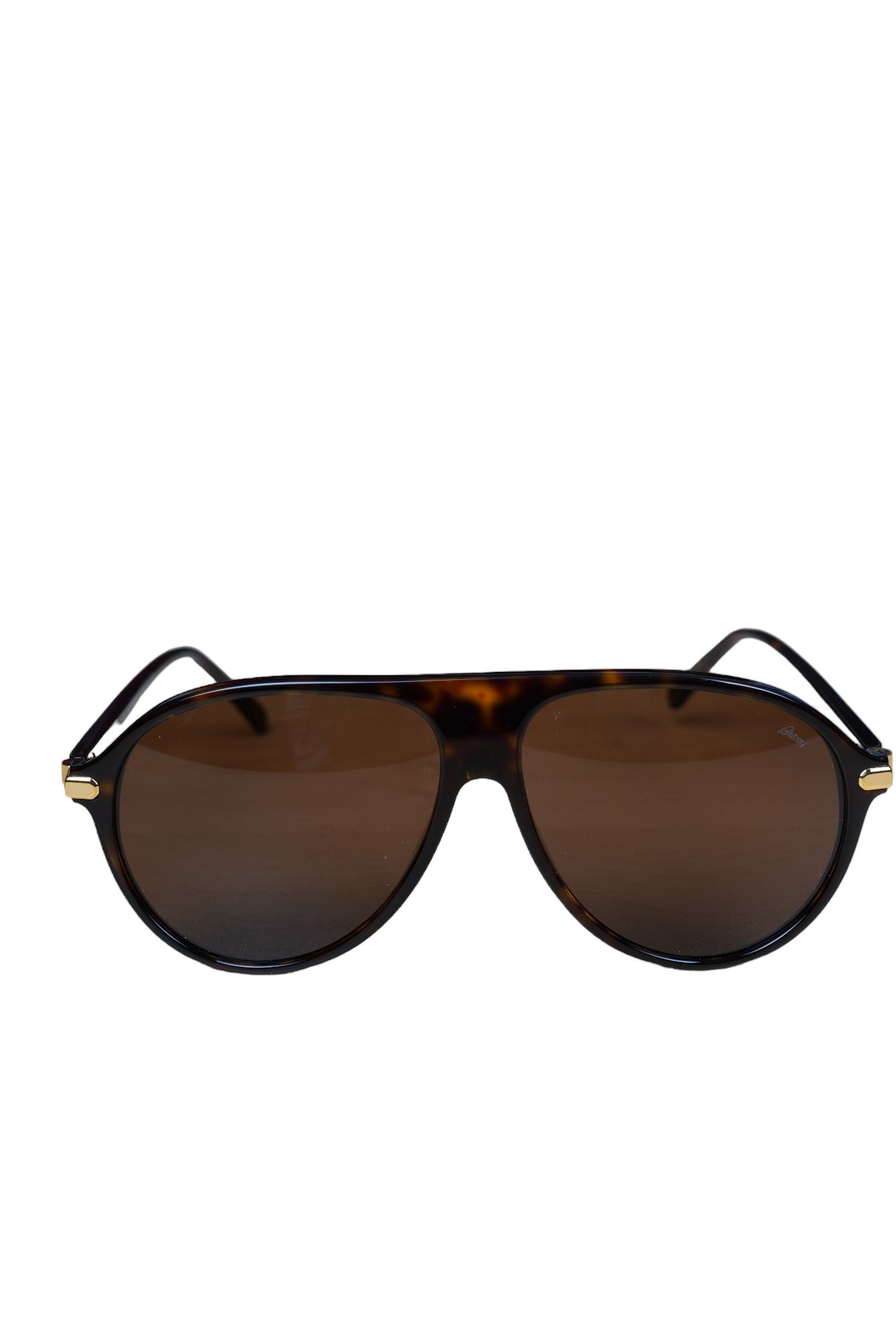 Brioni Lunettes de soleil BR 0059S acétate or