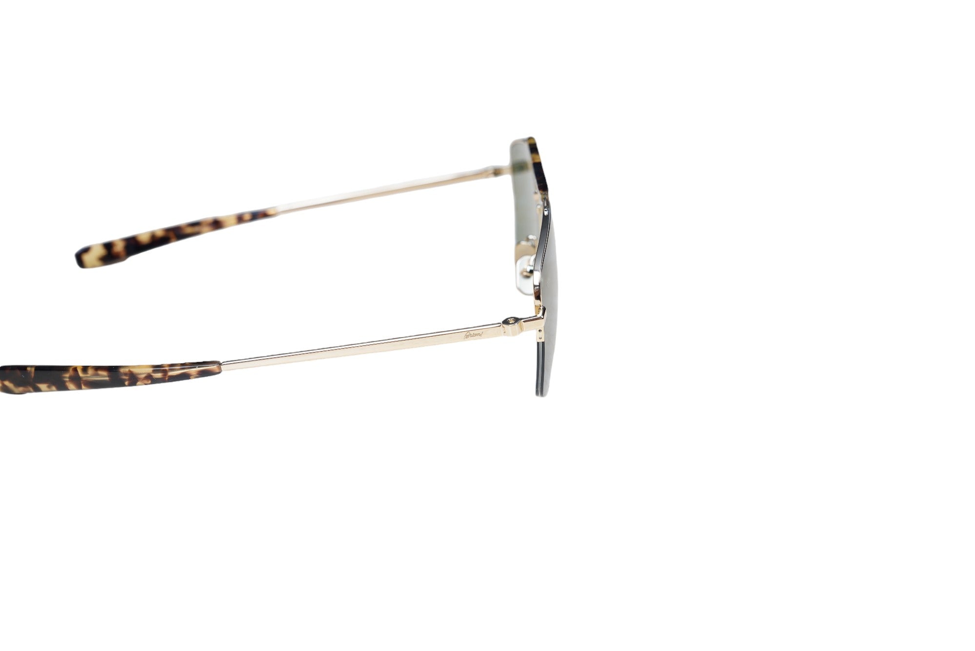Brioni Lunettes de soleil BR 0053S titan or