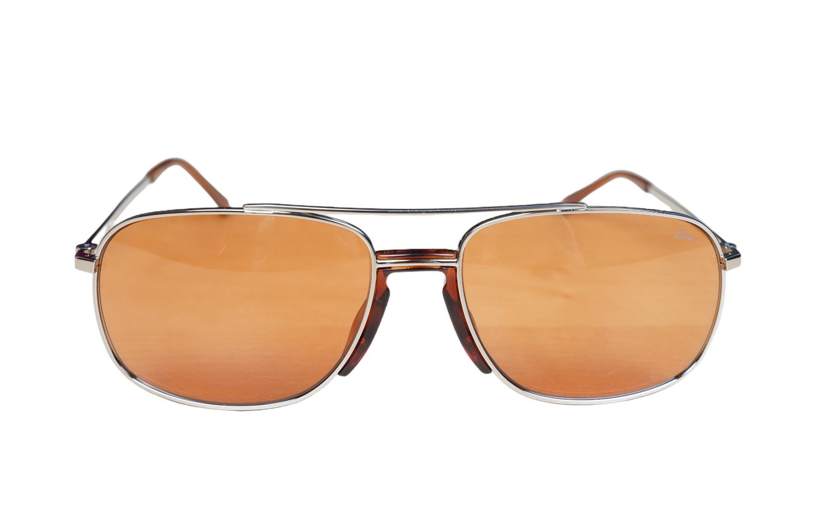 Brioni Lunettes de soleil BR 0056S argent orange
