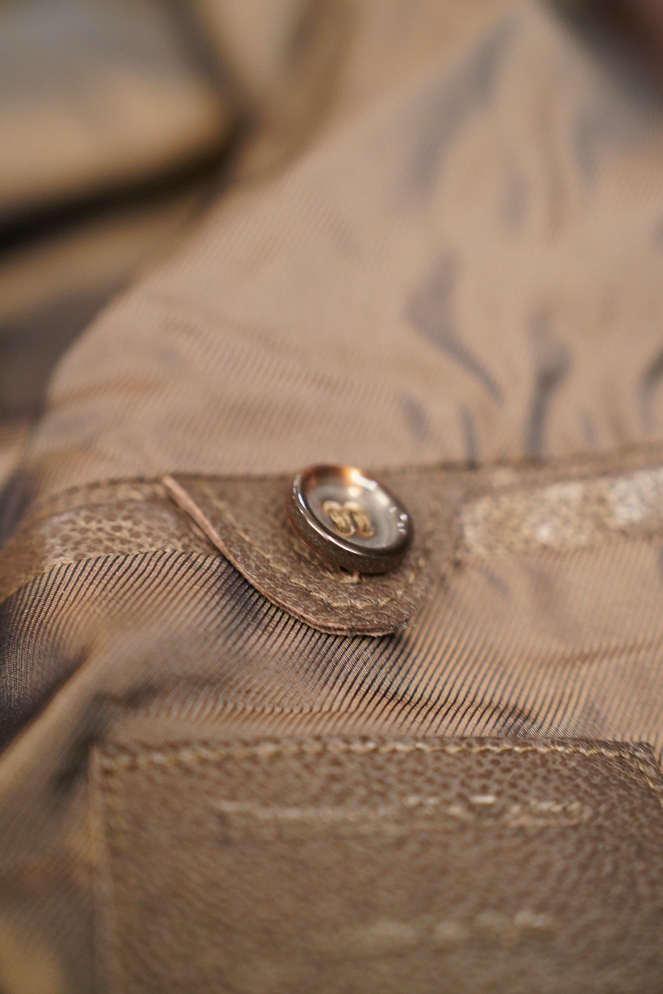 Veste en cuir Ermenegildo Zegna marron cuir nappa avec cachemire 50 (M)