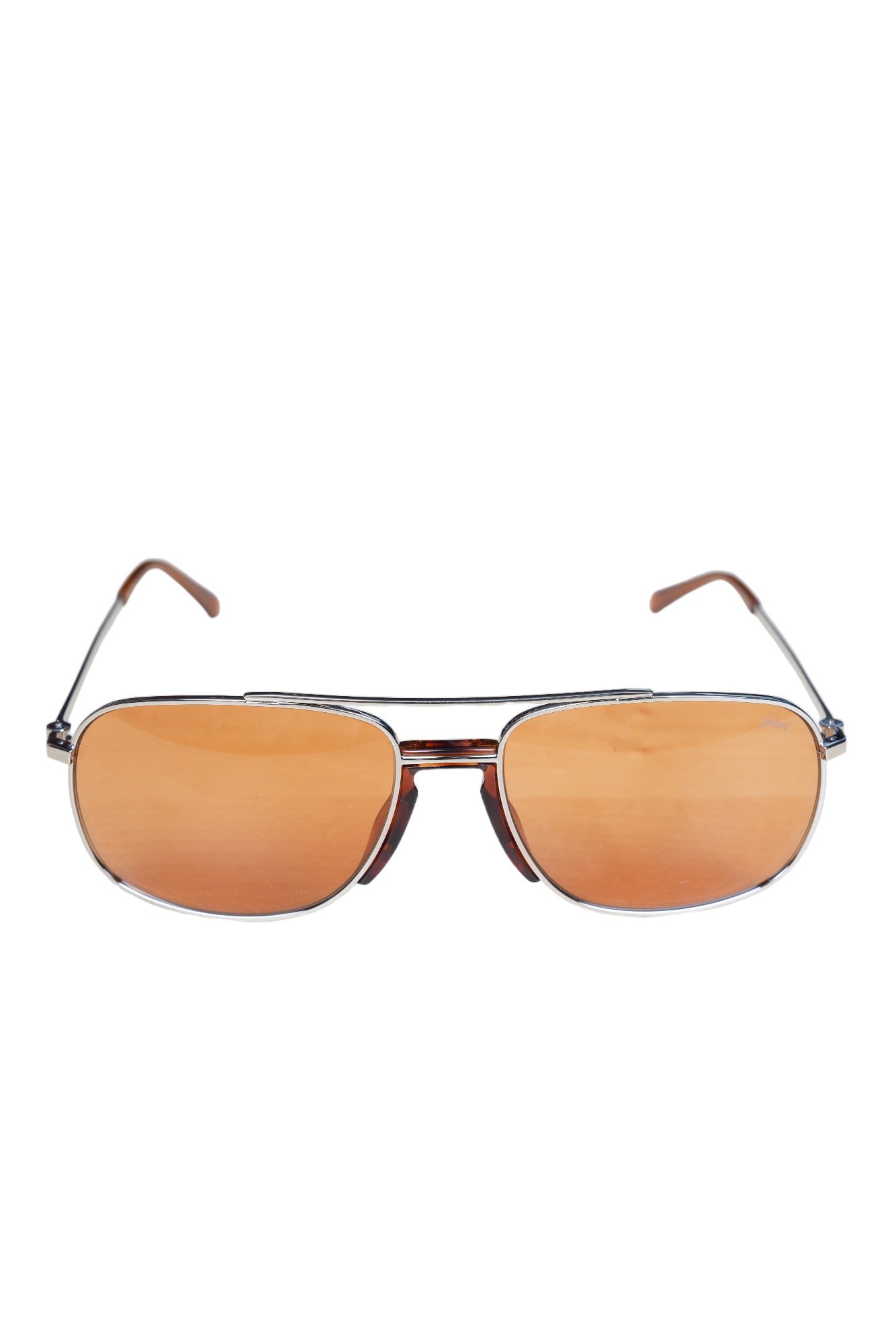 Brioni Lunettes de soleil BR 0056S argent orange