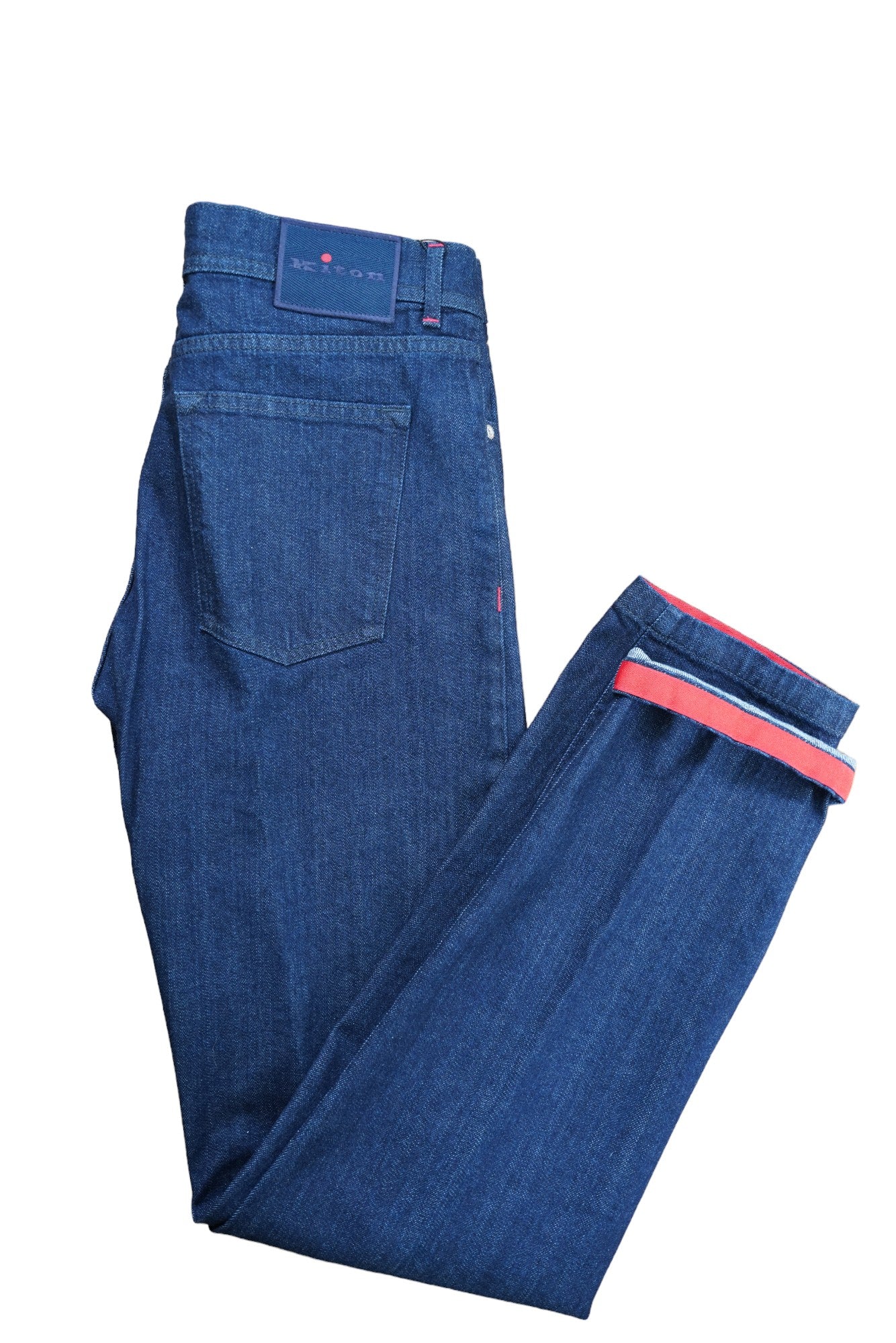 Kiton Jeans bleu foncé Japan Kurabo Denim Slim