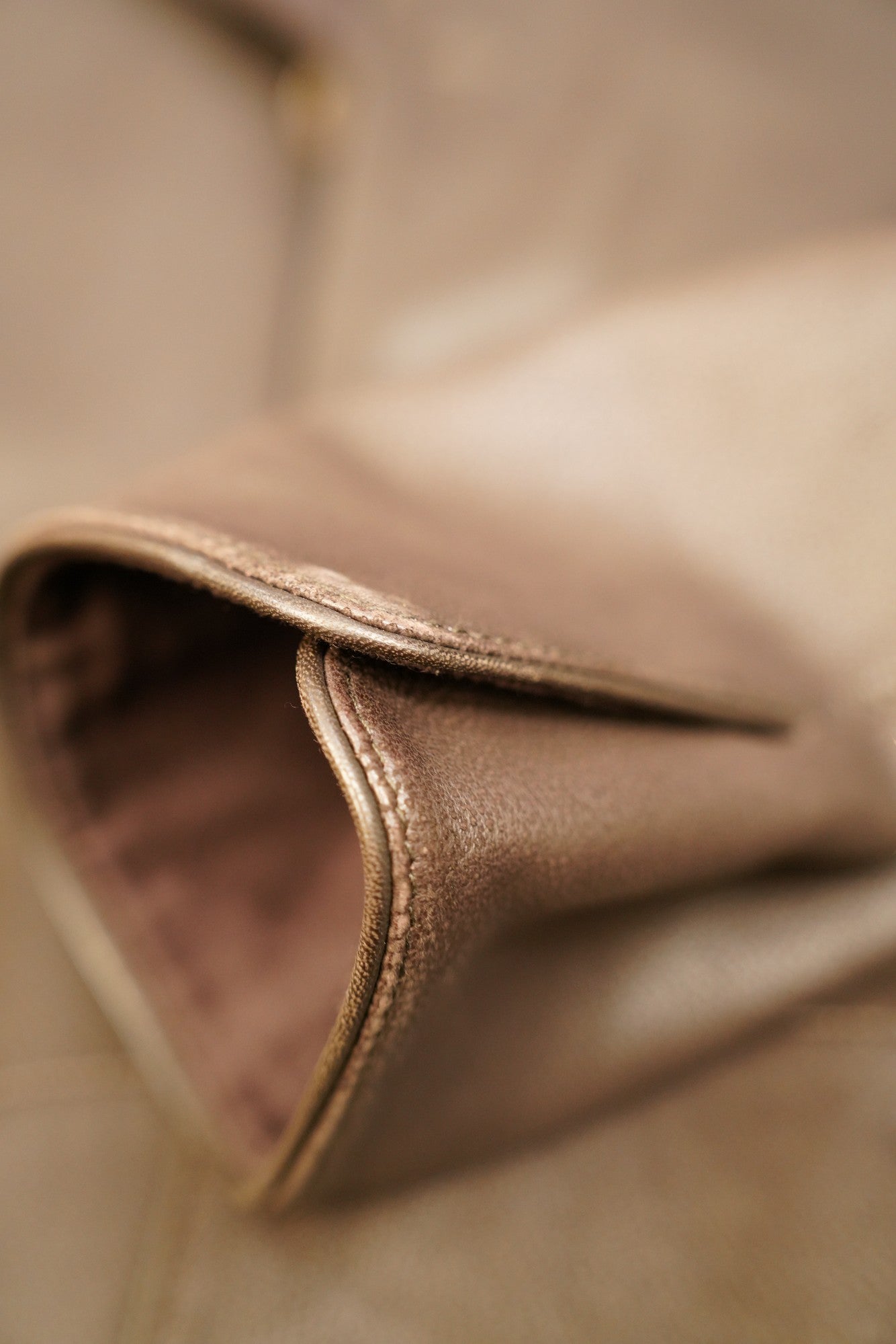 Veste en cuir Ermenegildo Zegna marron cuir nappa avec cachemire 50 (M)