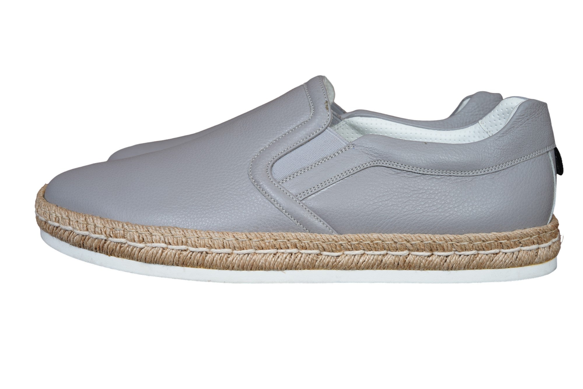 Kiton Slipper Schuhe 8.5 neu Espadrilles Leder 42/42.5