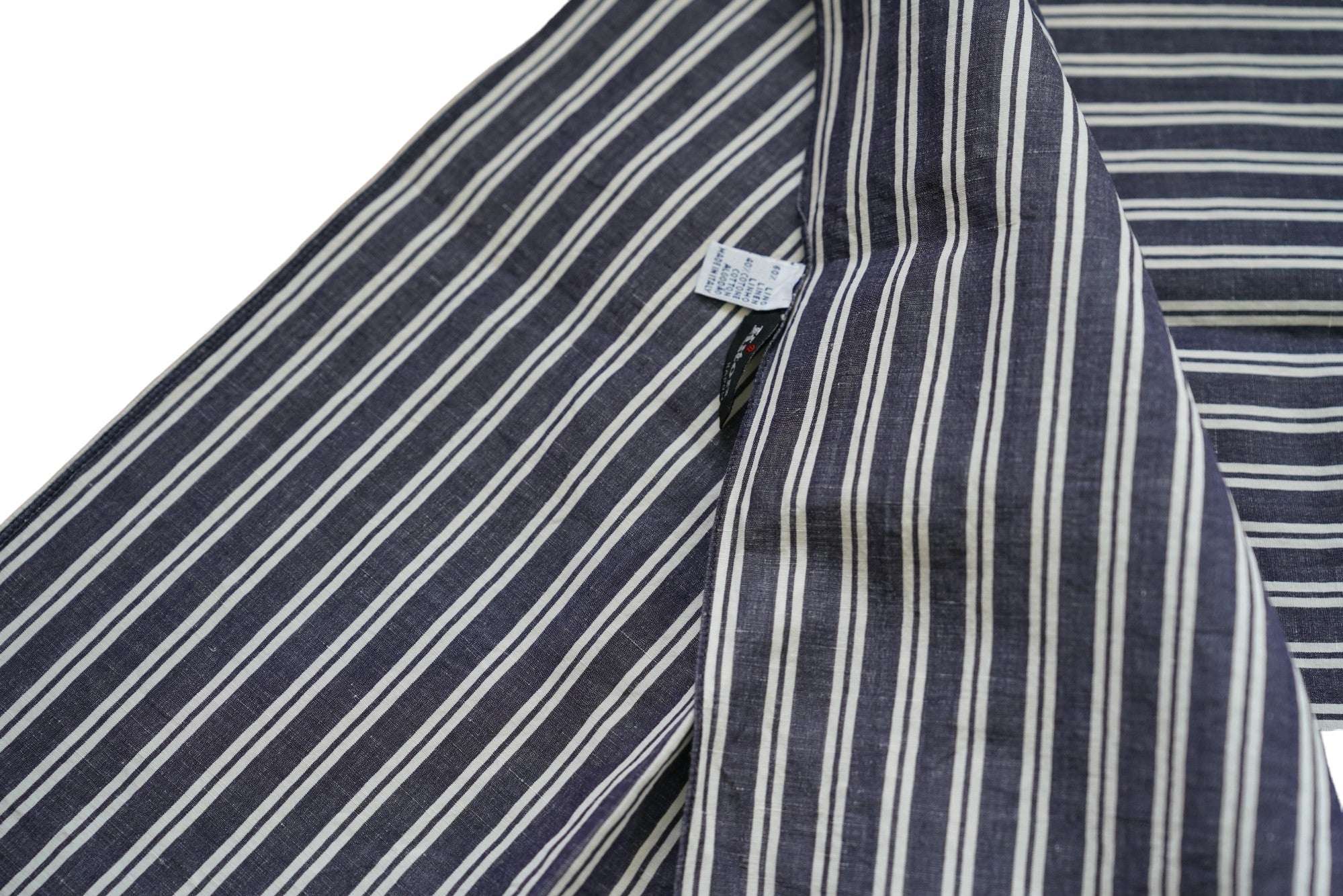 Kiton scarf summer scarf linen/cotton with fringes