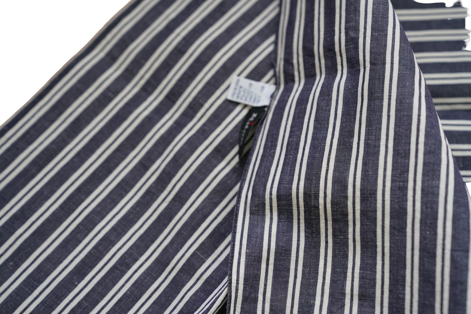 Kiton scarf summer scarf linen/cotton with fringes