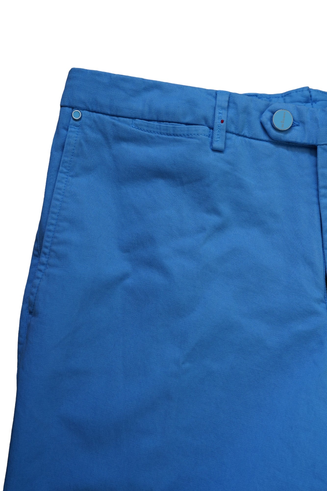 Kiton Chino-Hose Lycocell-Baumwolljeans blau