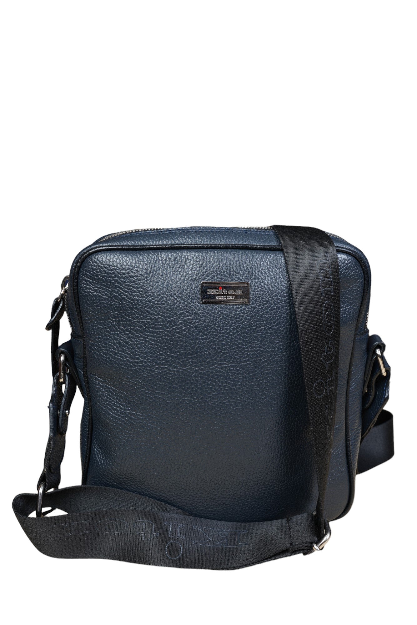 Kiton Handtasche Umhängetasche Leder Crossbody Tasche
