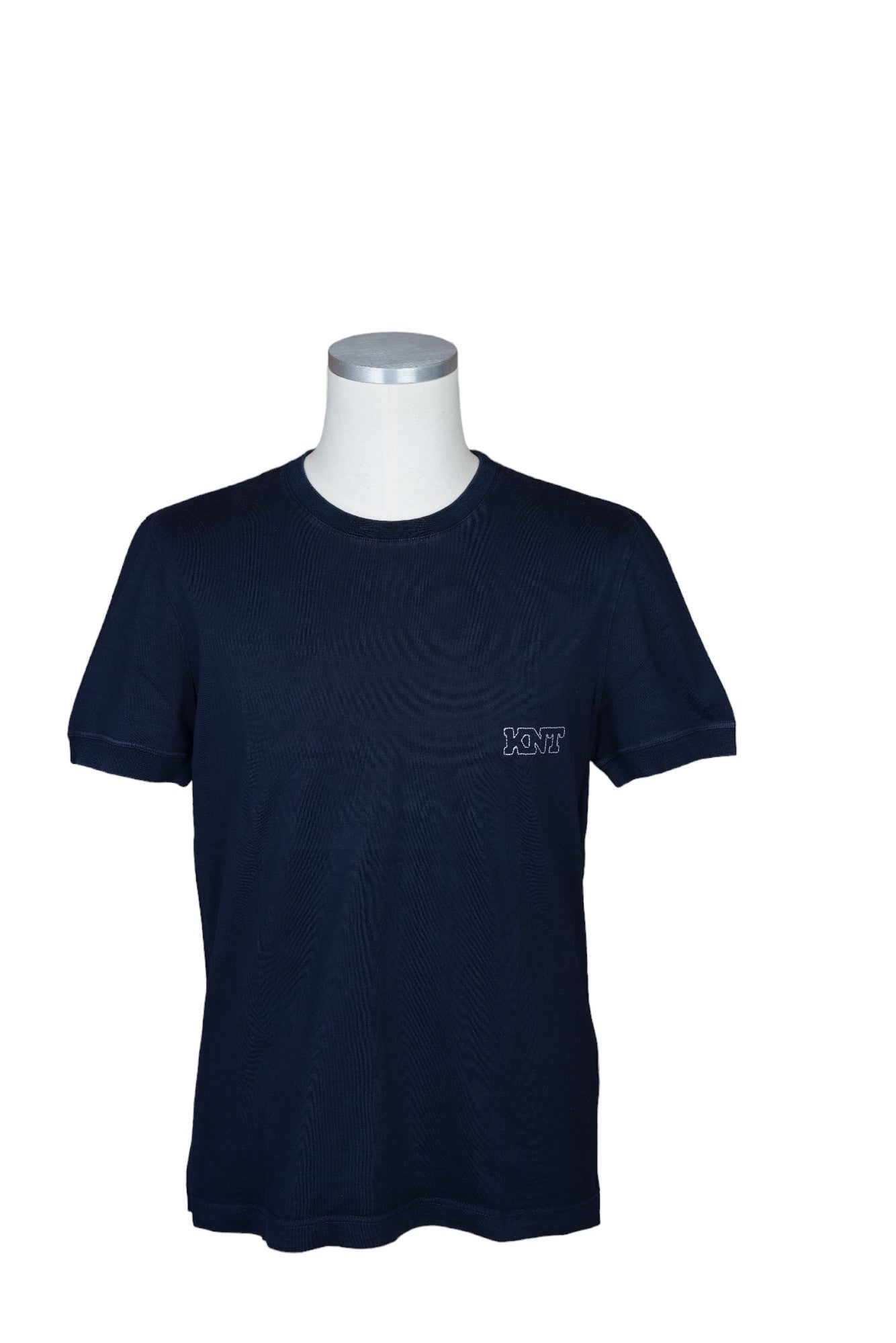 Kiton KNT T-shirt Bleu Coton fait main
