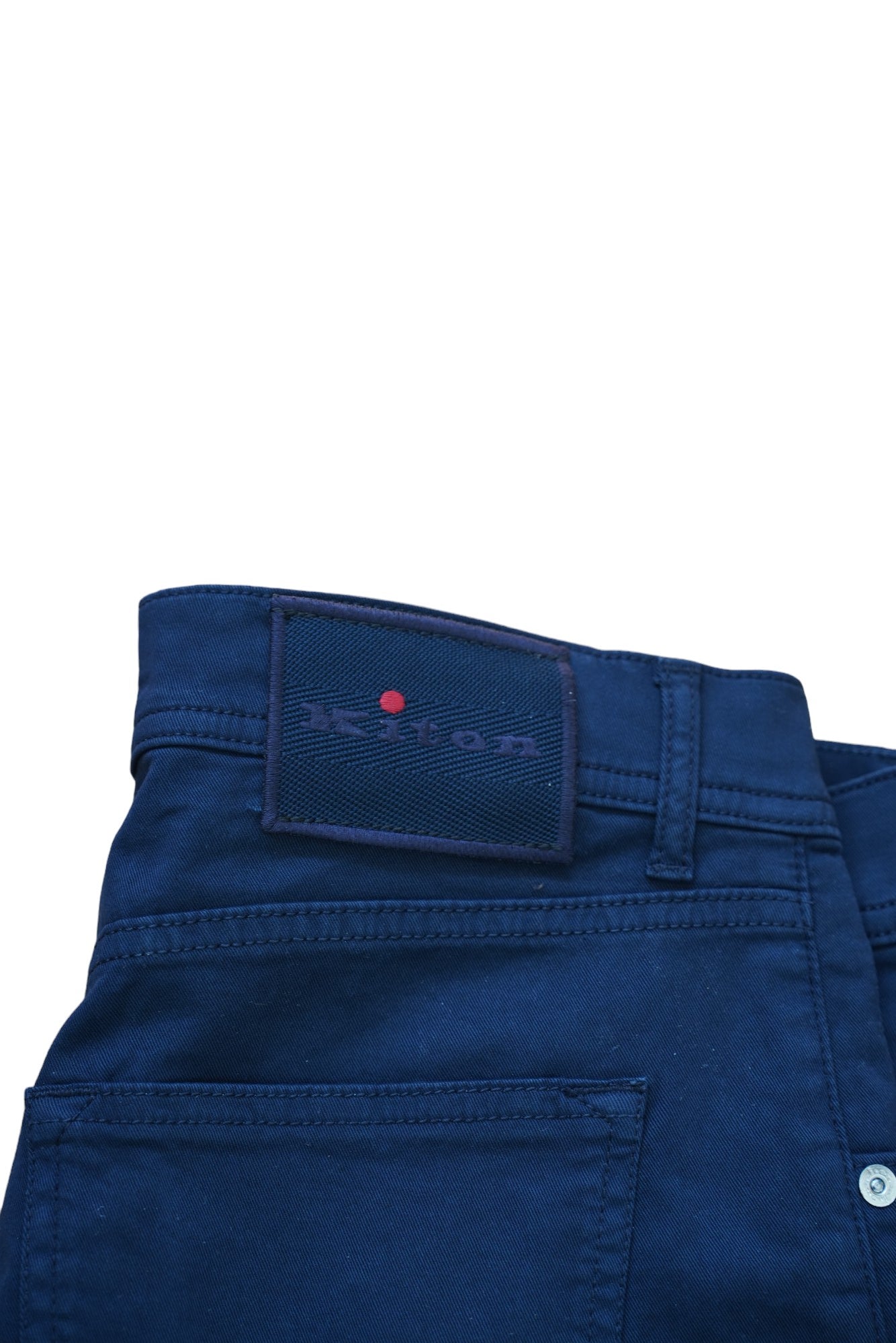 Kiton pantalon chino bleu foncé été