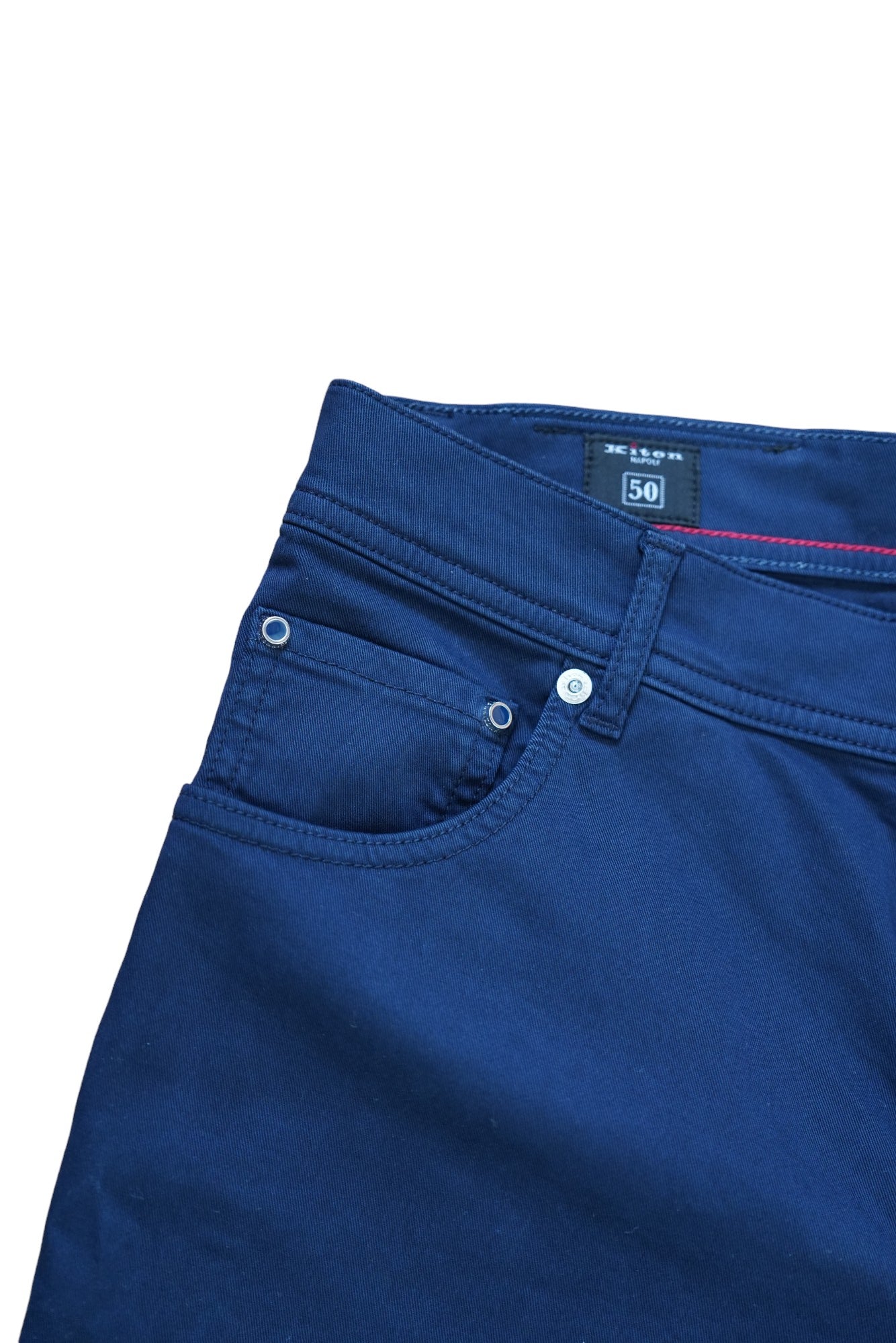 Kiton pantalon chino bleu foncé été