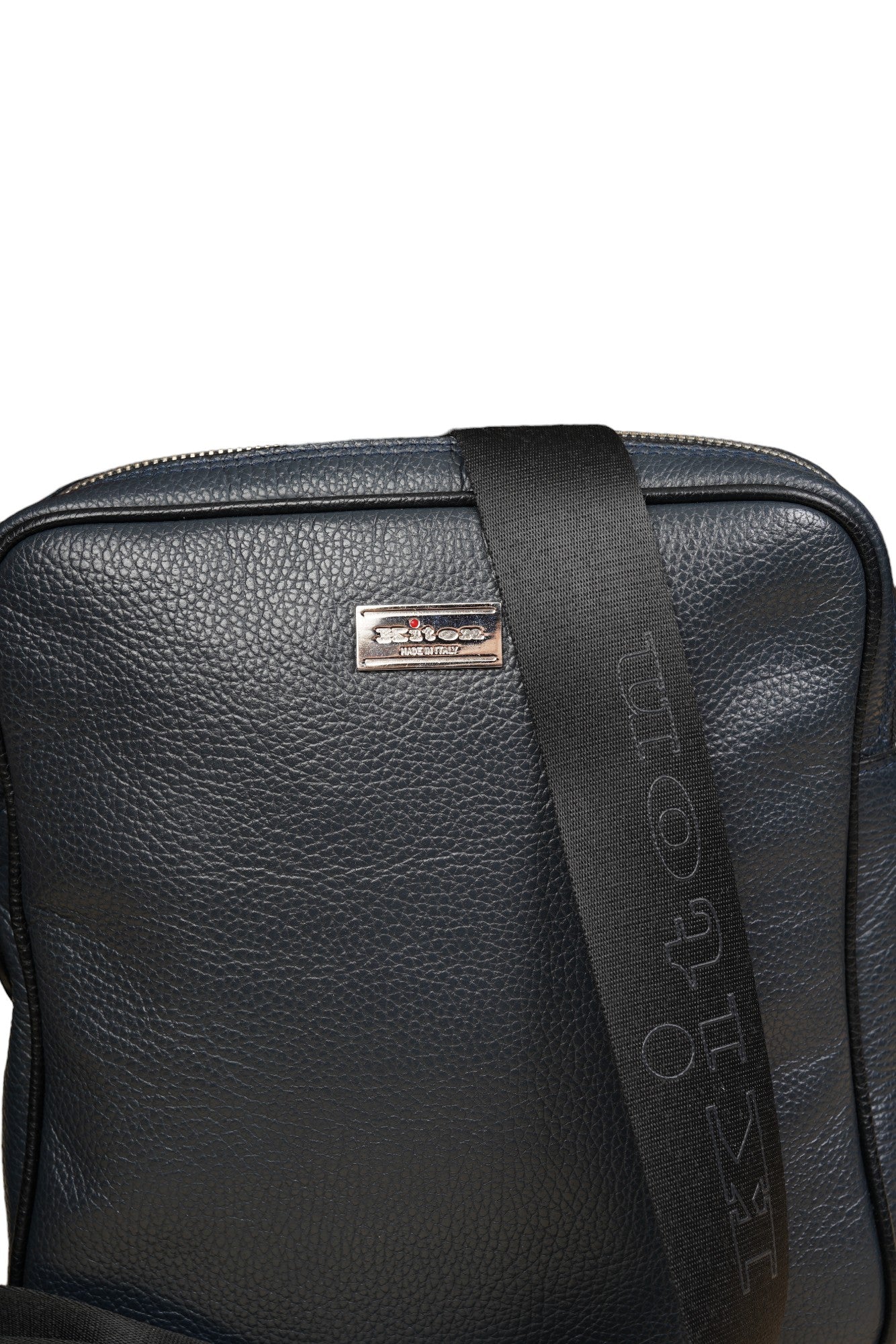 Kiton Handtasche Umhängetasche Leder Crossbody Tasche