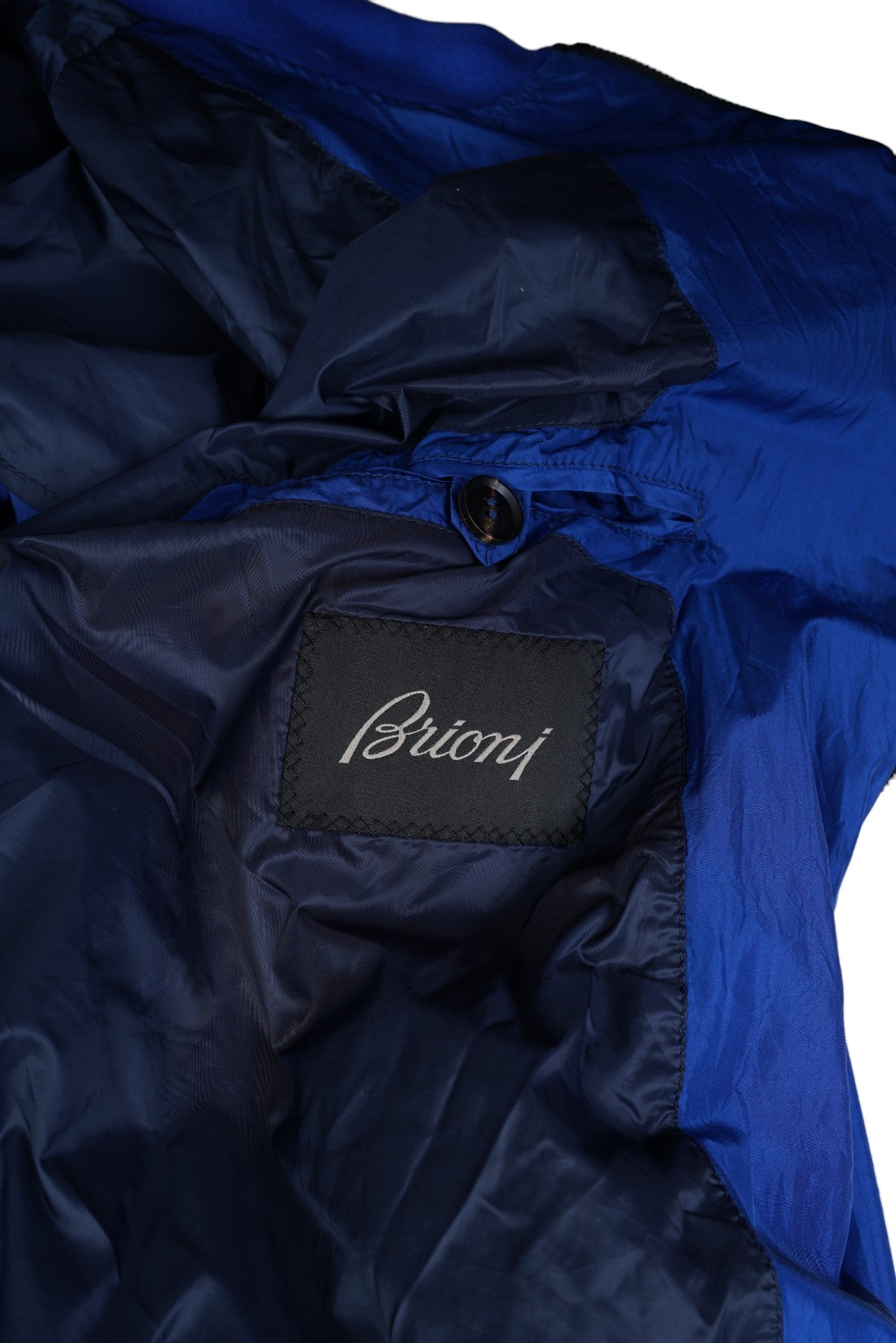 Brioni blouson soie bleu nouveau XXL XXXL