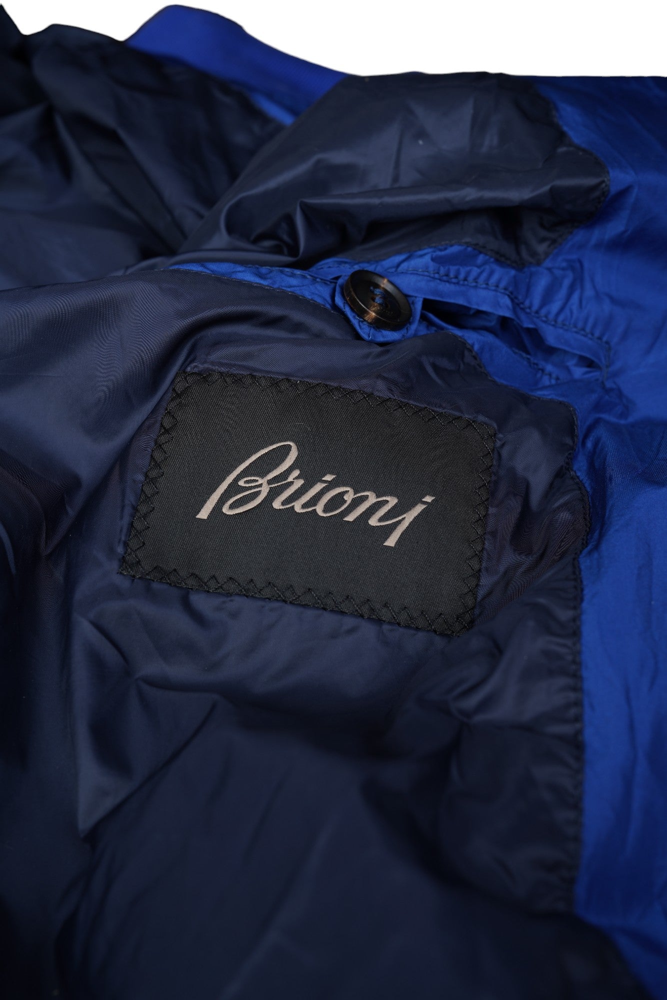 Brioni blouson soie bleu nouveau XXL XXXL