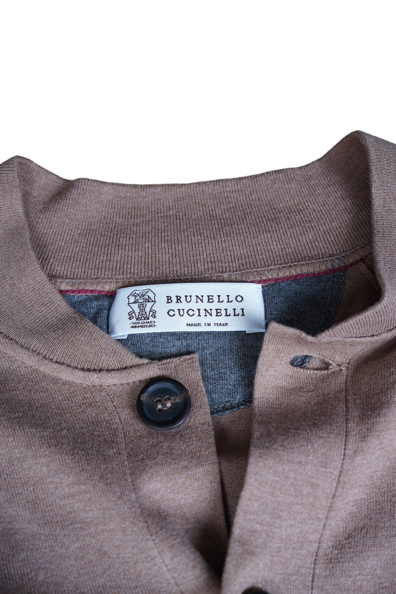 Brunello Cucinelli Cardigan marron coton