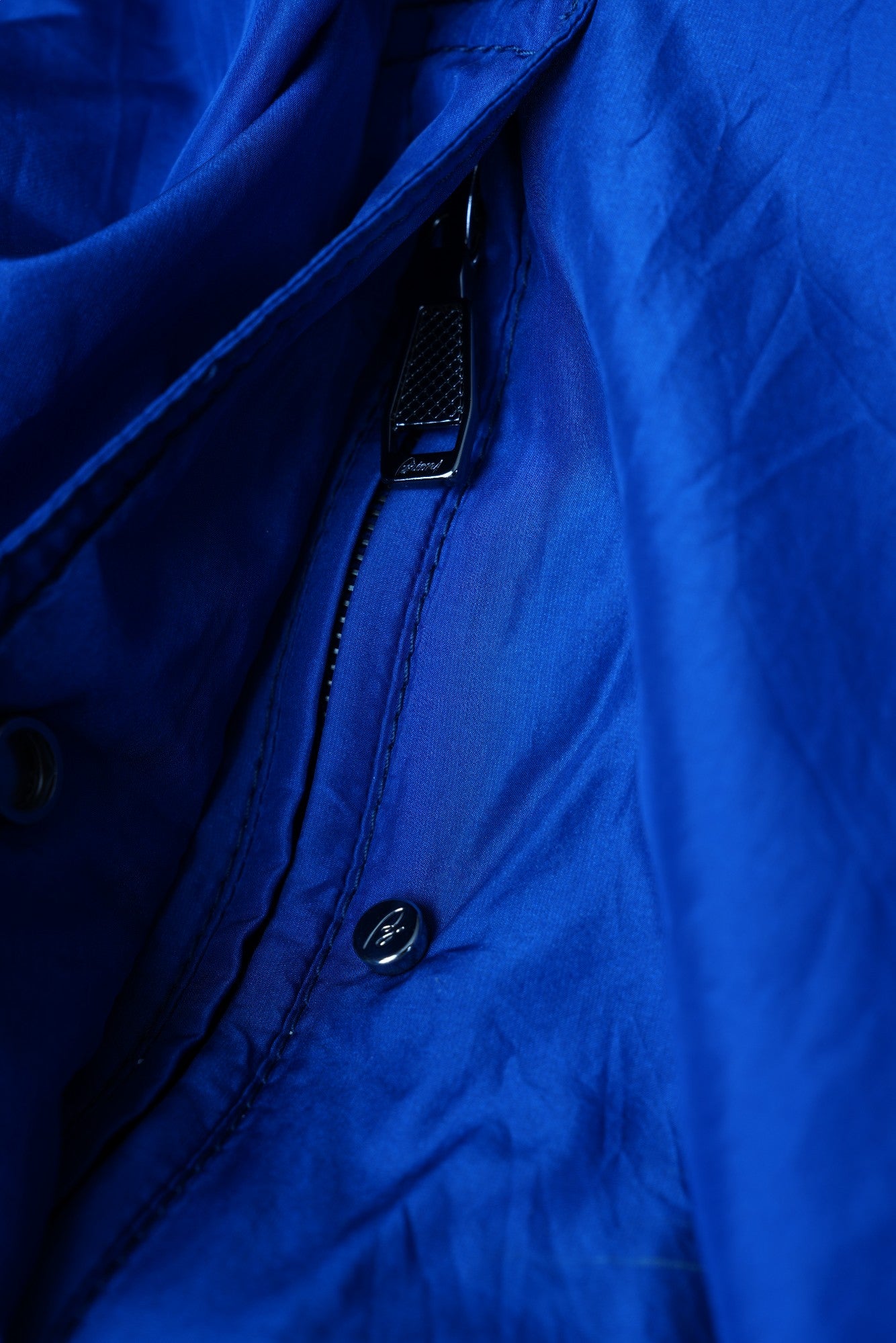 Brioni blouson soie bleu nouveau XXL XXXL