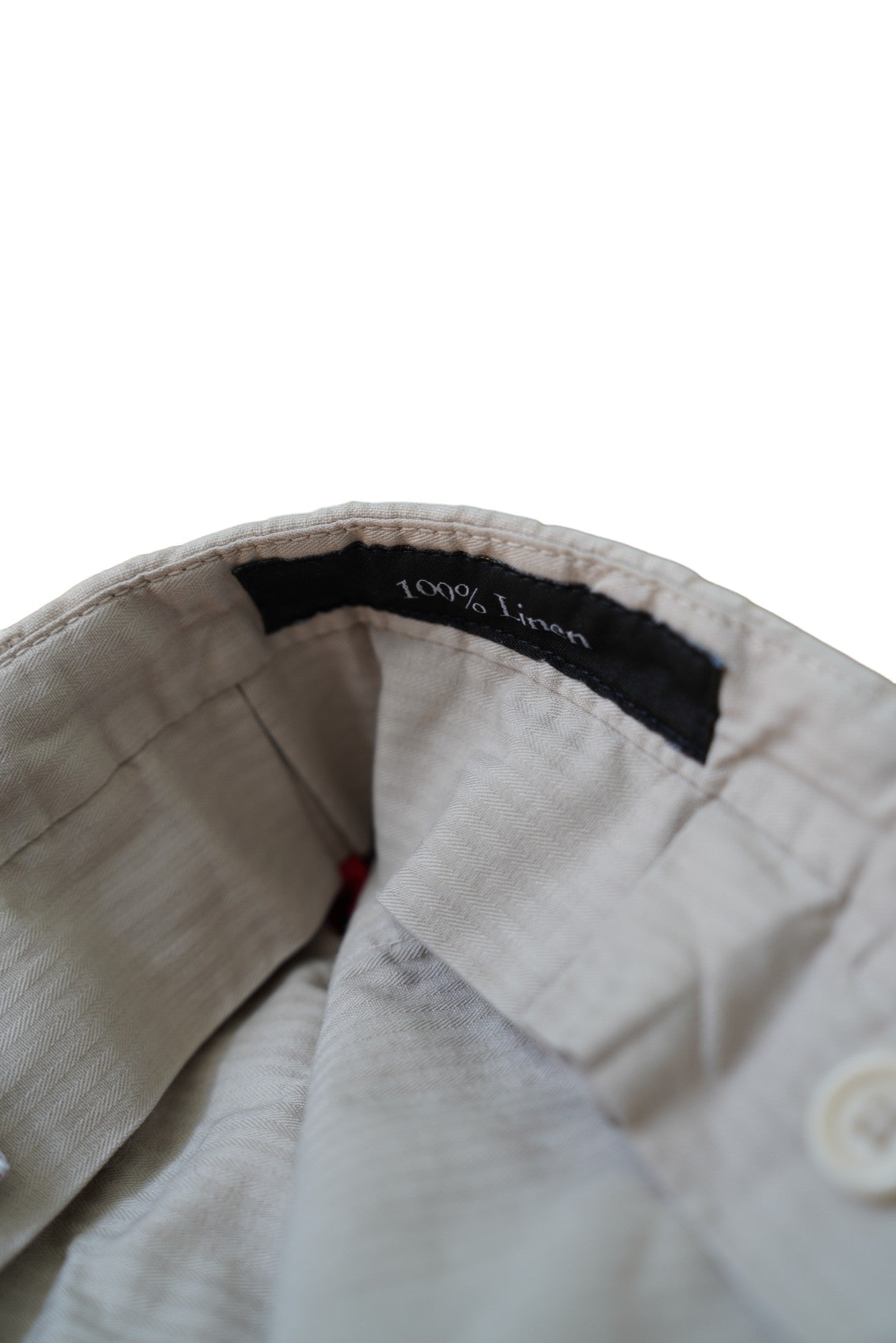 Kiton pantalon en lin été gris clair (gris clair)