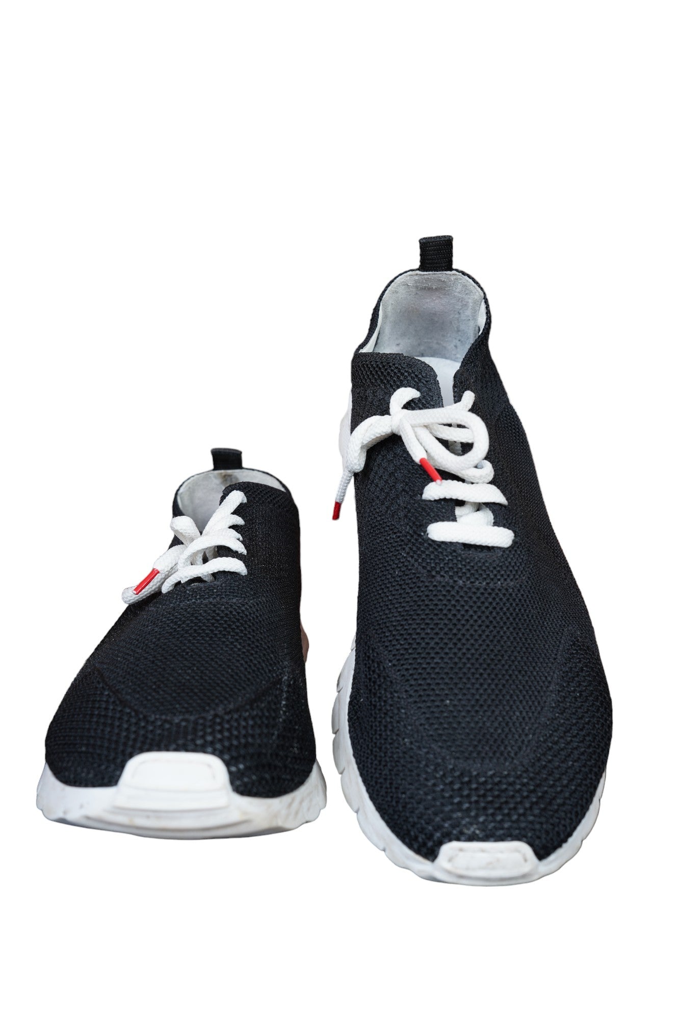 Kiton trainers cotton little worn mesh black 43