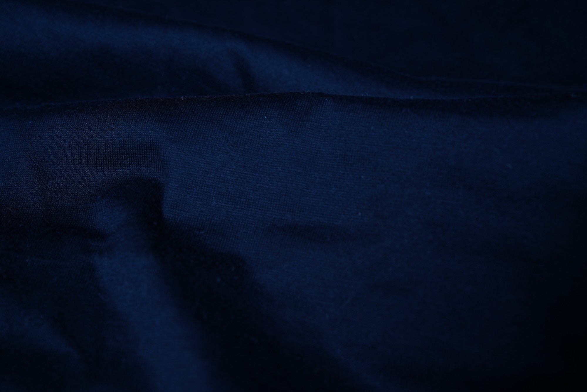 Kiton T-shirt dark blue handmade cotton crewneck