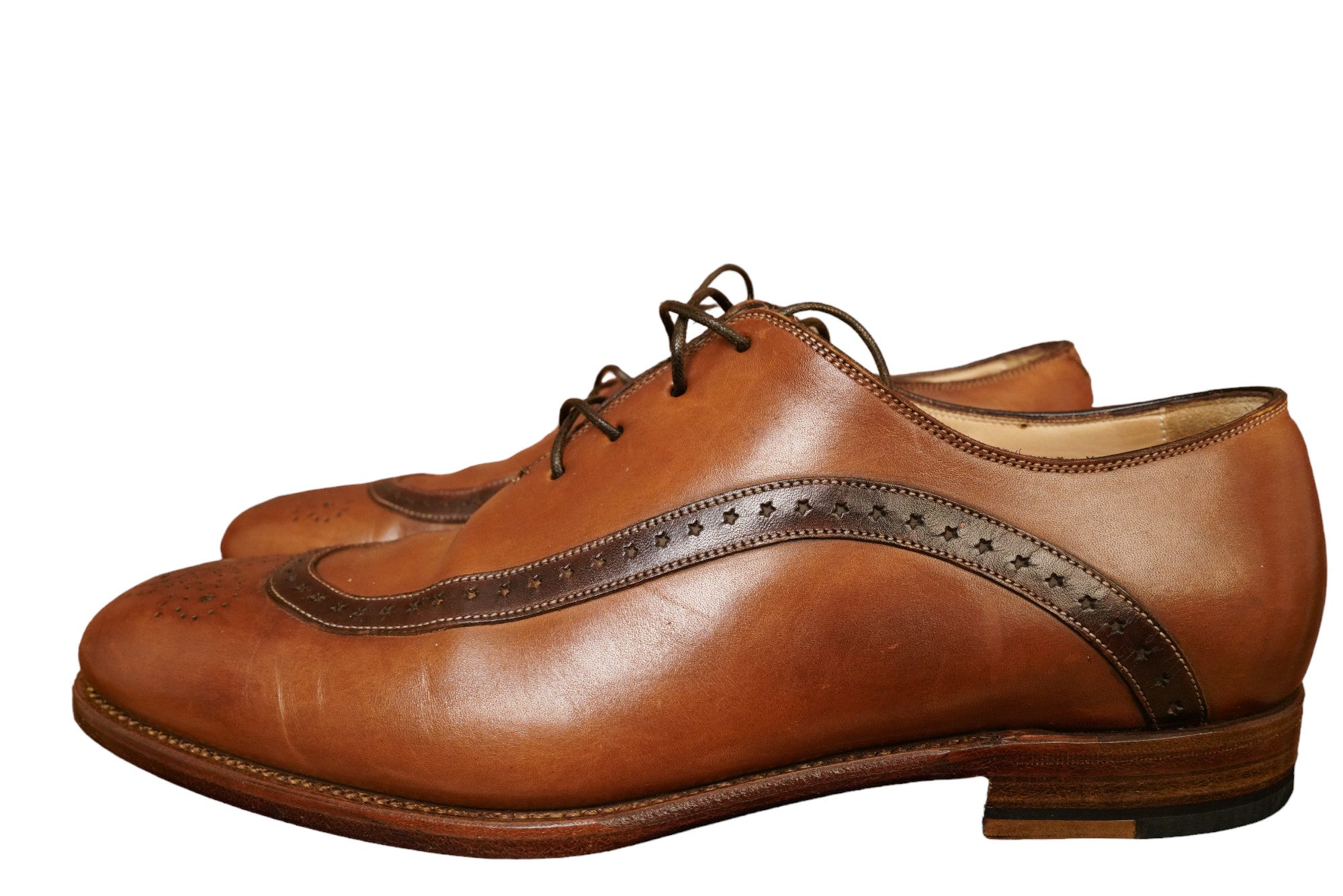 Kiton Schuhe Leder braun 42-43