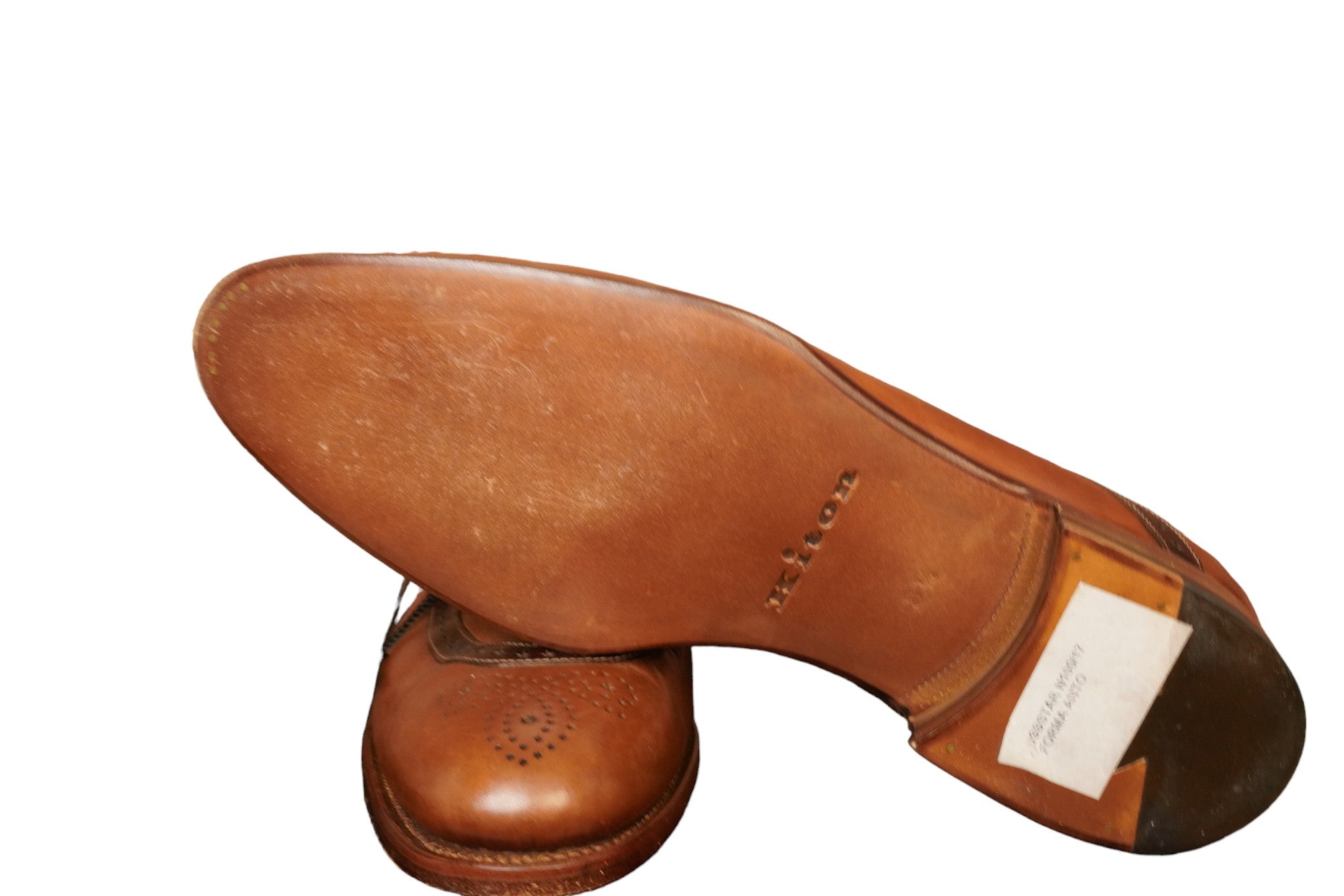 Kiton Schuhe Leder braun 42-43