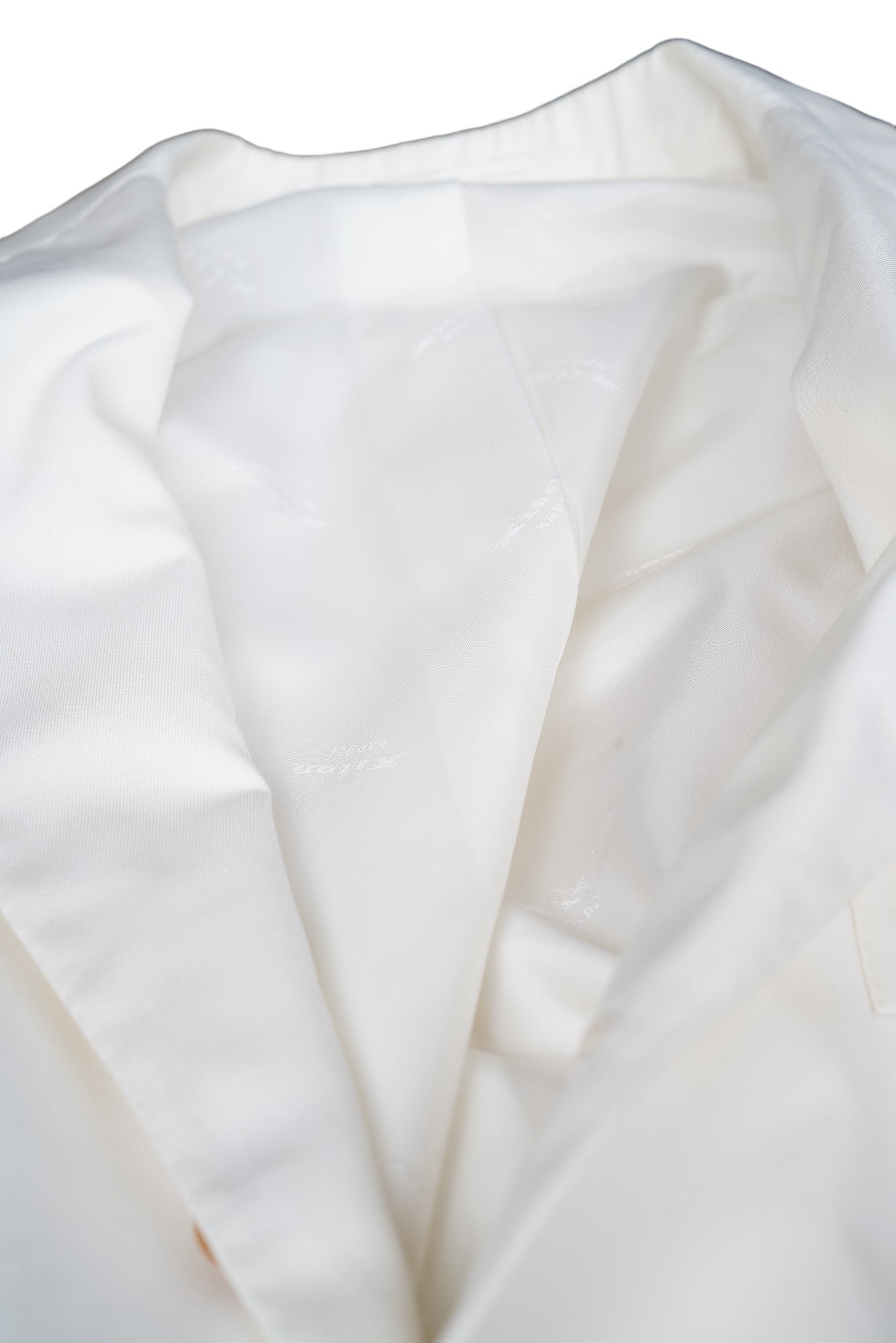 Kiton jacket blazer cotton white 54 summer new