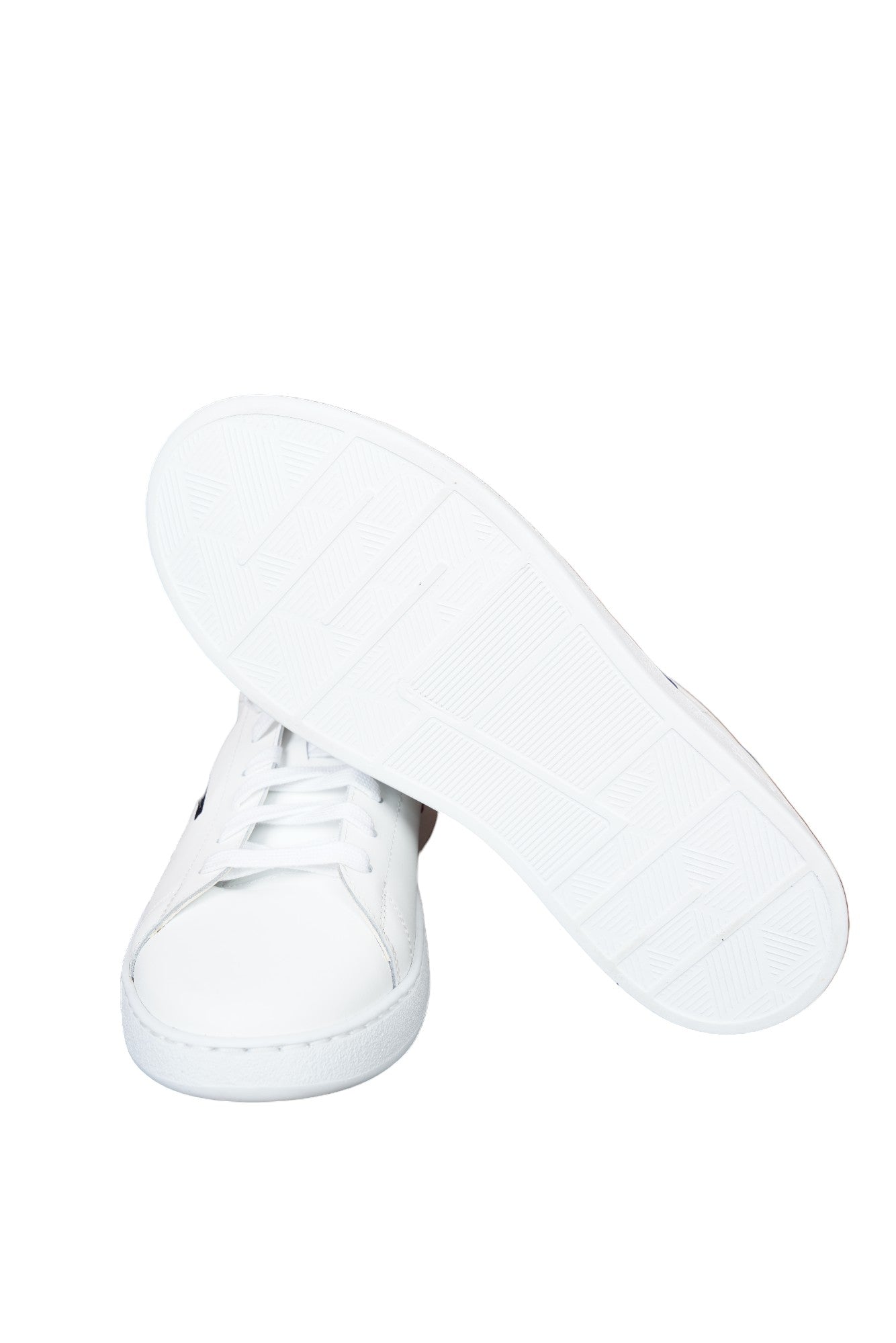 Kiton baskets cuir blanc