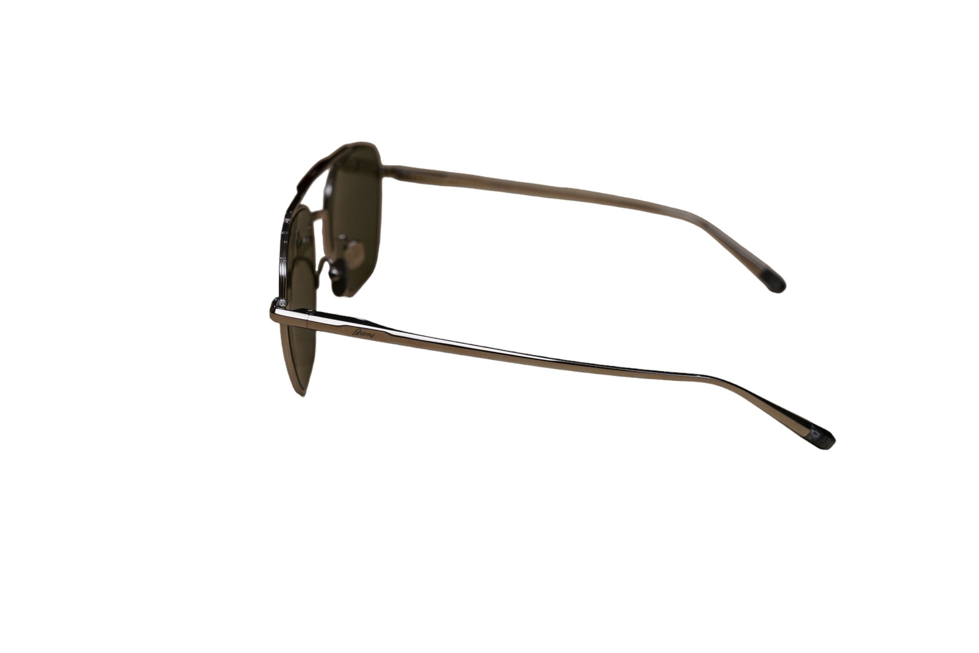 Lunettes de soleil Brioni en titane avec double pont