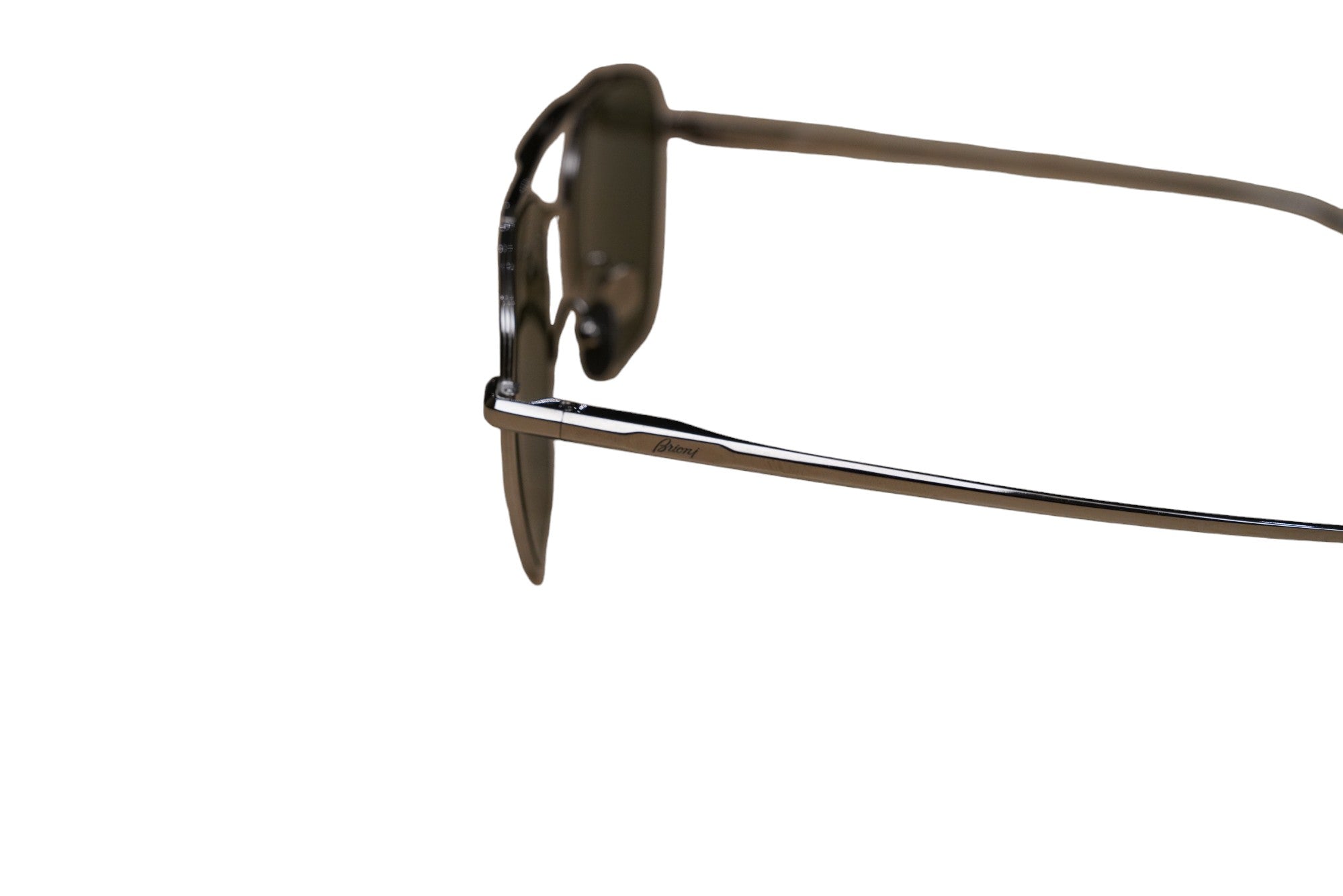 Lunettes de soleil Brioni en titane avec double pont