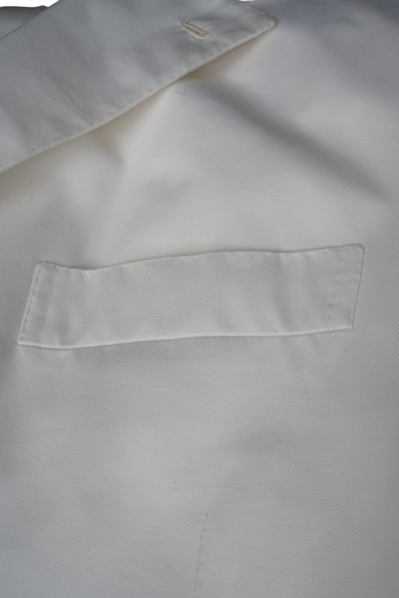 Kiton jacket blazer cotton white 54 summer new