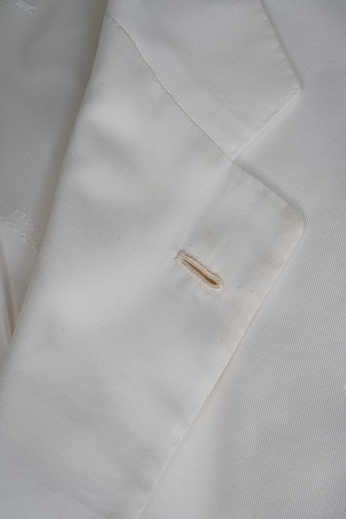 Kiton jacket blazer cotton white 54 summer new