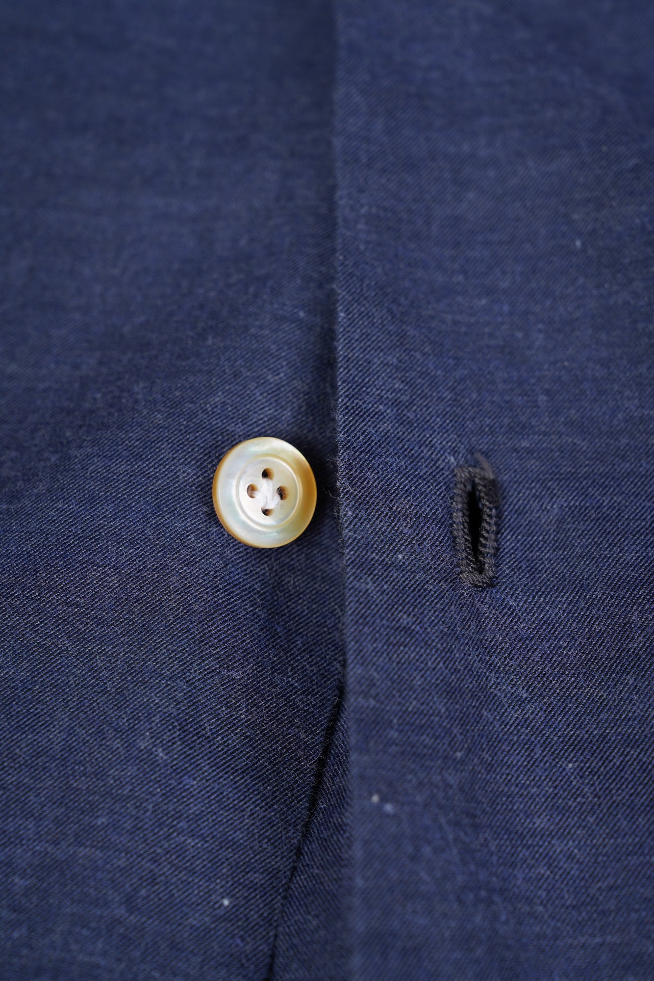 Kiton Hemd dunkelblau New Tailored Handmade M Slim