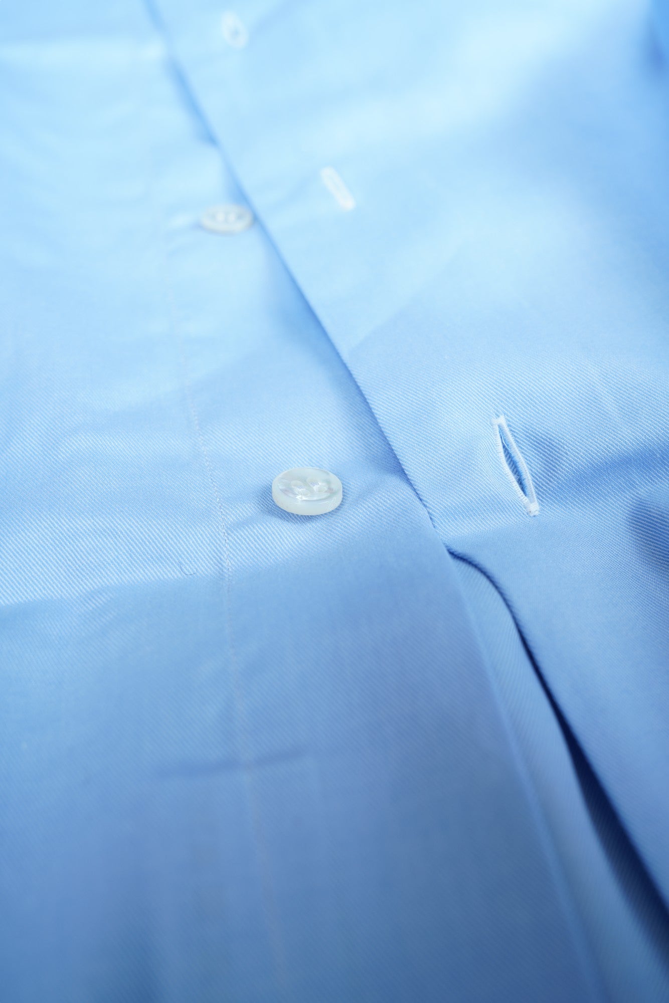 Brioni chemise bleue Ventiquattro cousue main
