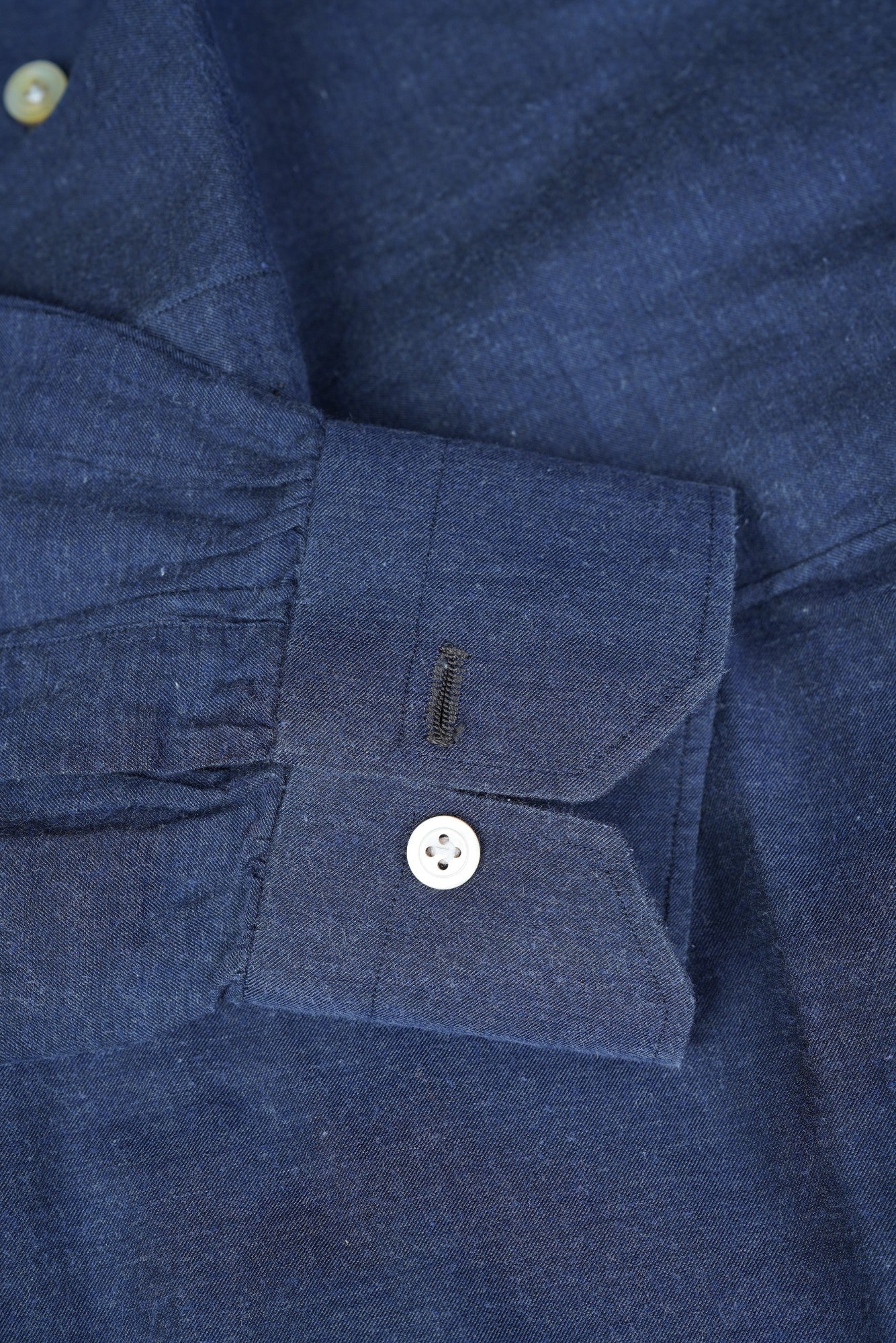 Kiton Hemd dunkelblau New Tailored Handmade M Slim