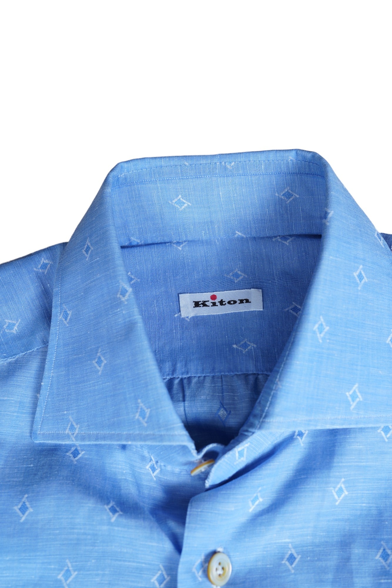 Kiton Shirt Check New Tailored Handmade M Slim