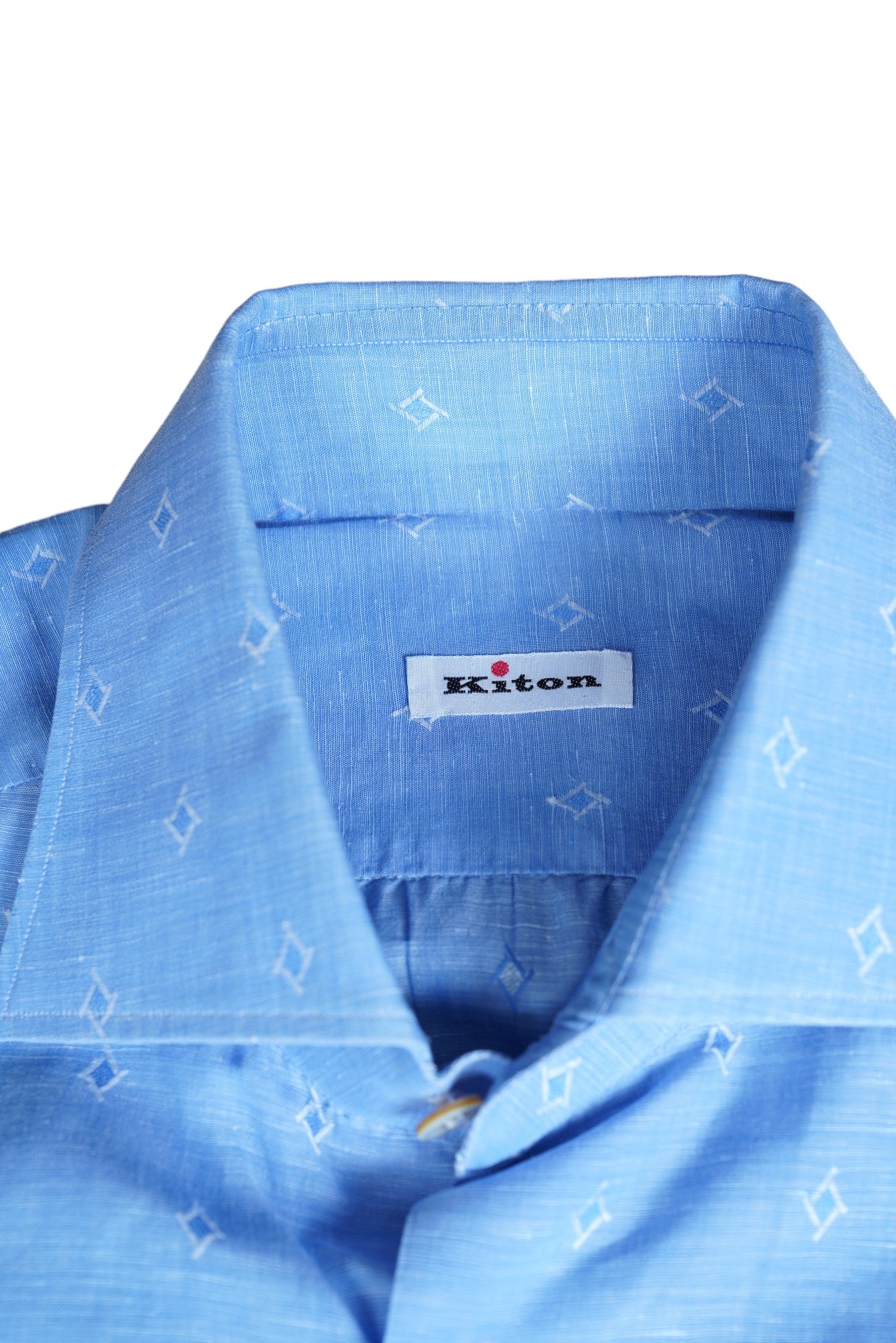 Kiton Shirt Check New Tailored Handmade M Slim
