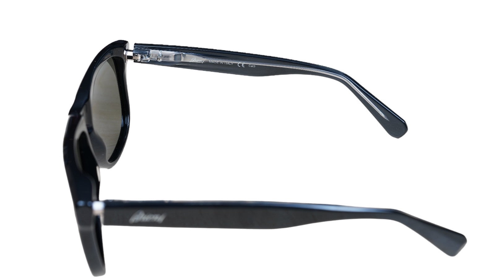Brioni Lunettes de soleil BR 0063S acétate noir avec titane