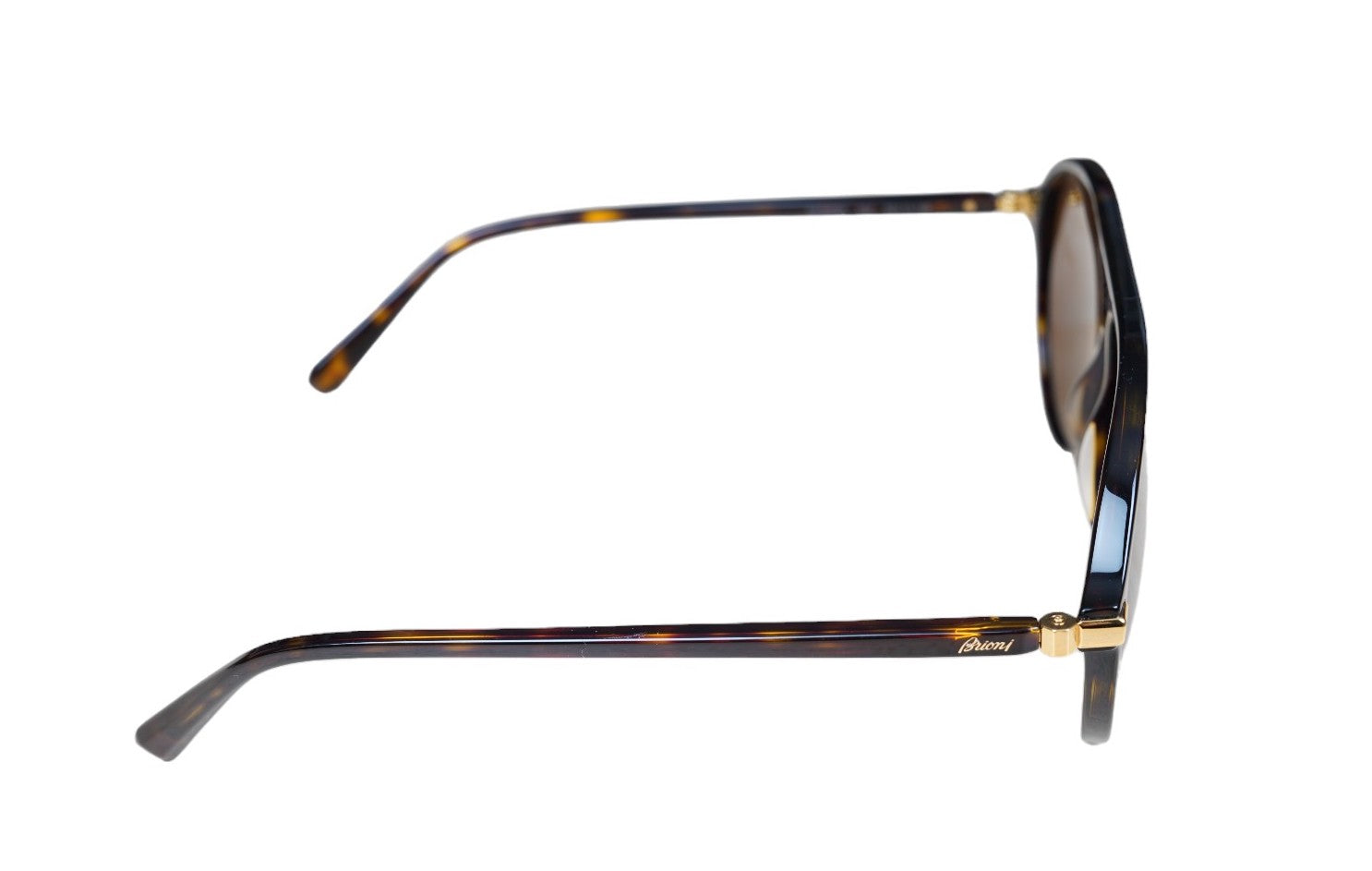Brioni Lunettes de soleil BR 0059S acétate or