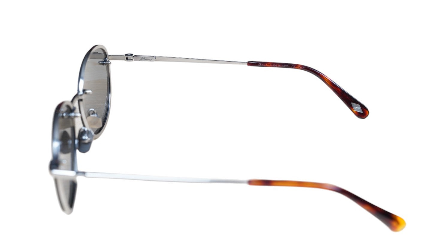 Brioni Lunettes de soleil BR 0042S argent titane