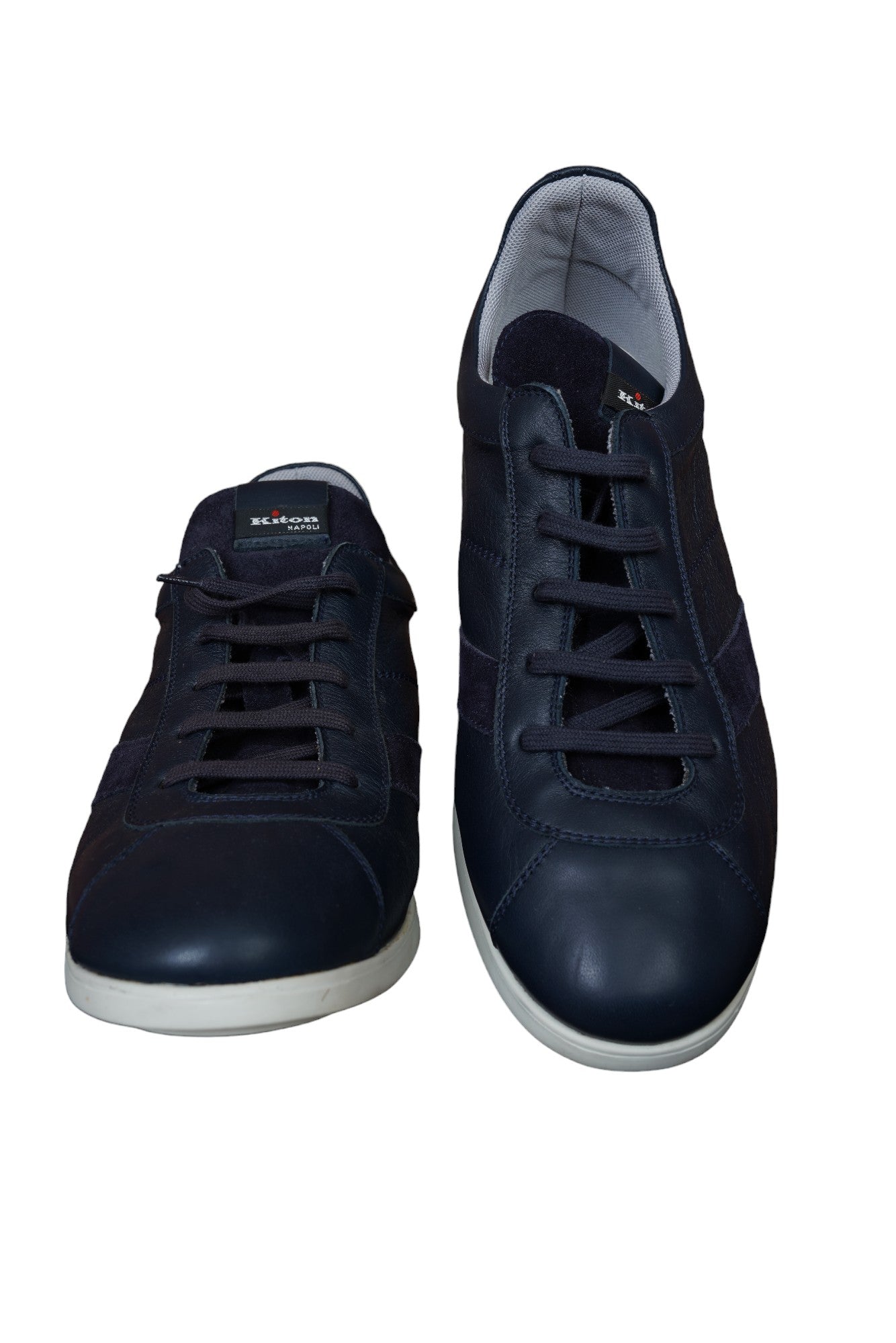 Kiton chaussures de sport en cuir
