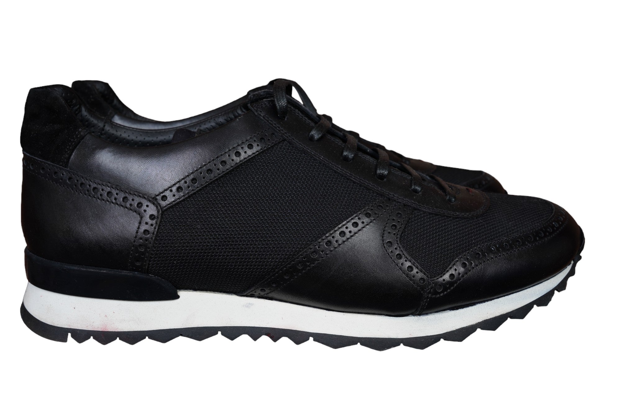Kiton trainer shoes leather